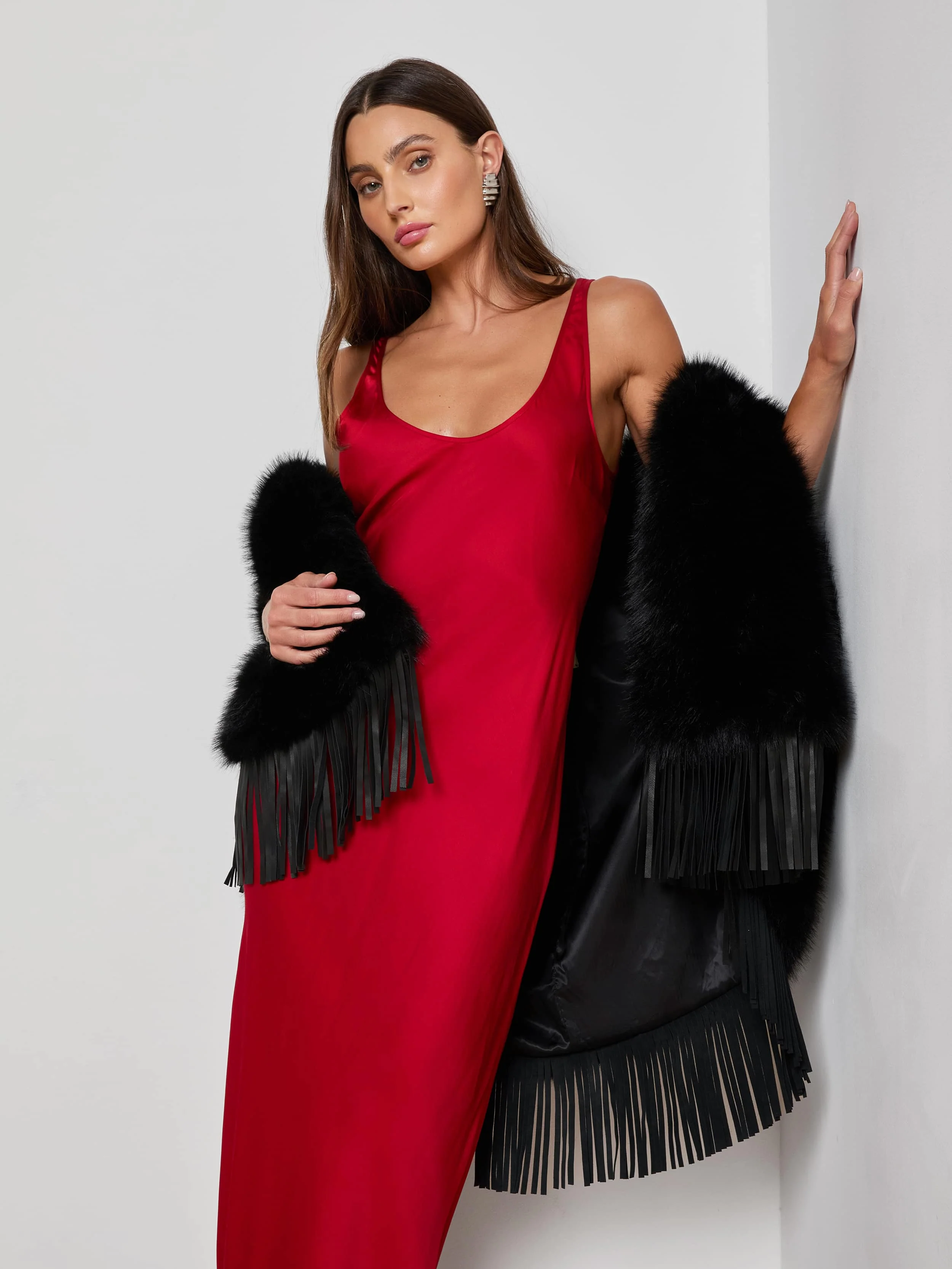Akiya Satin Maxi Dress - Image 5
