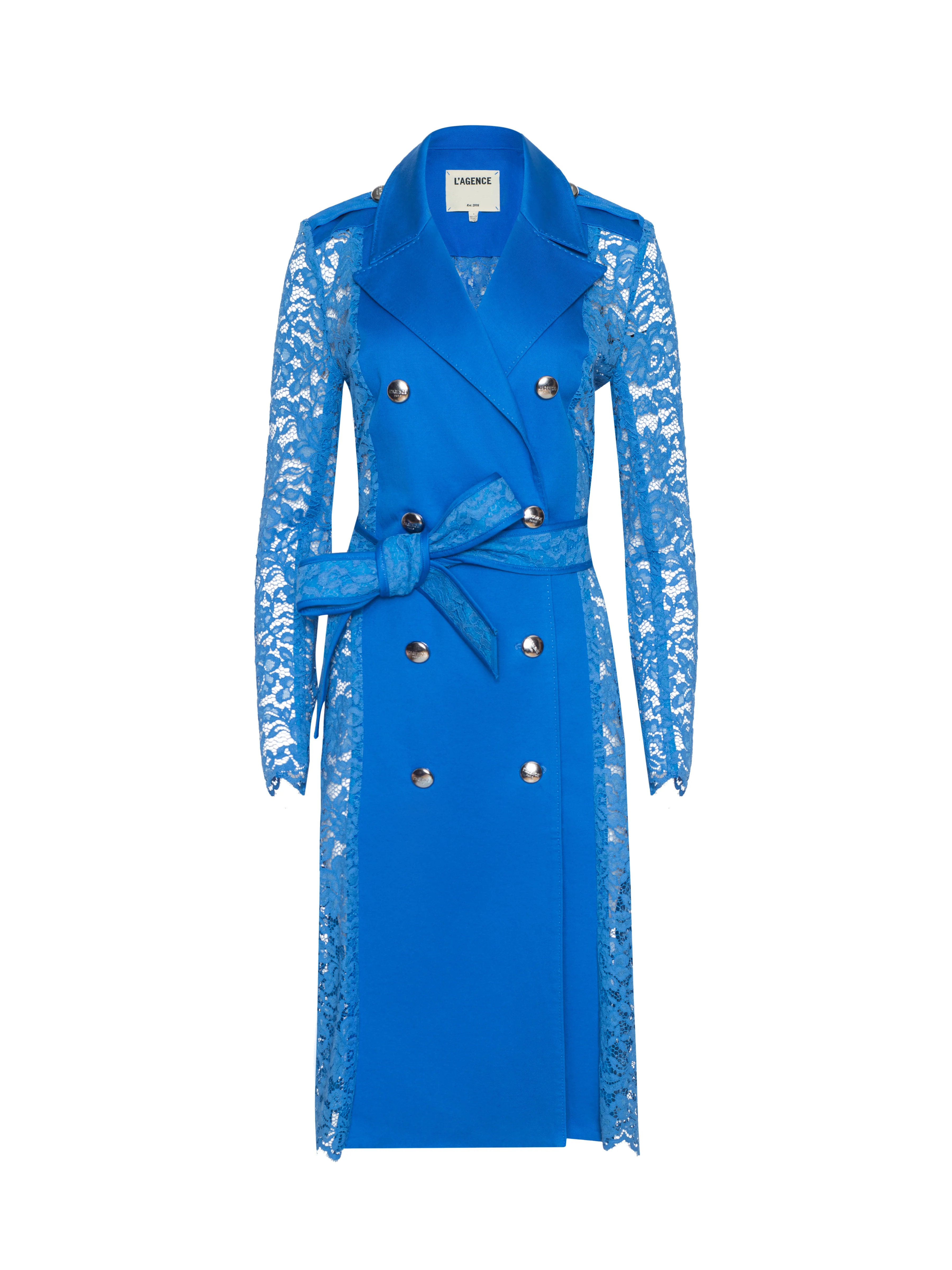 Amata Lace Trench Coat - Image 8