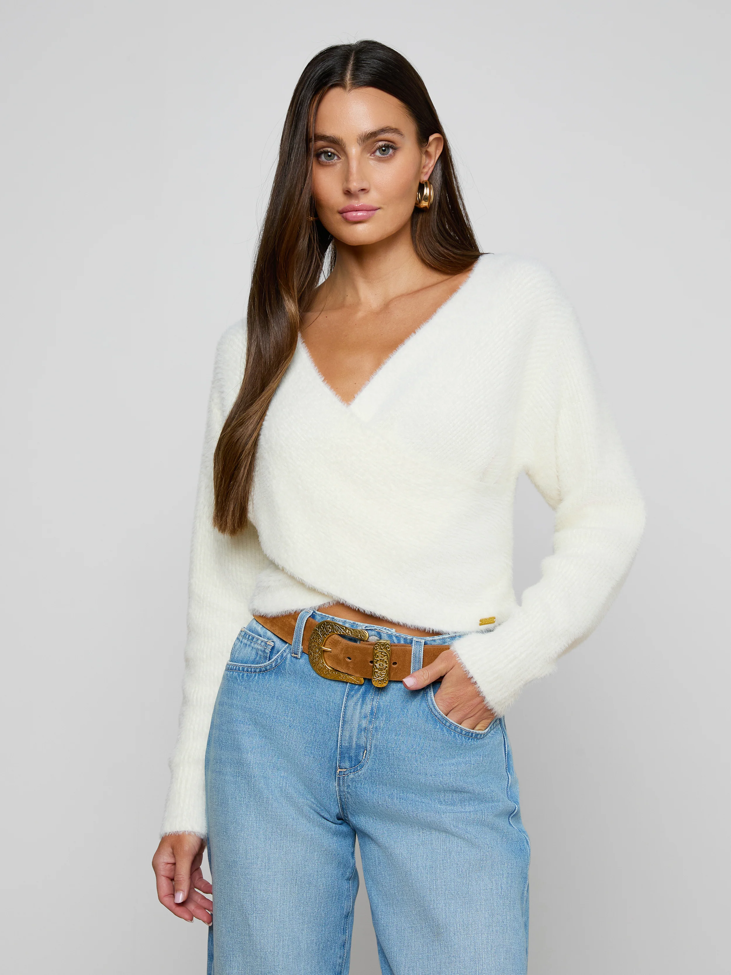 Antonella Crossover Sweater