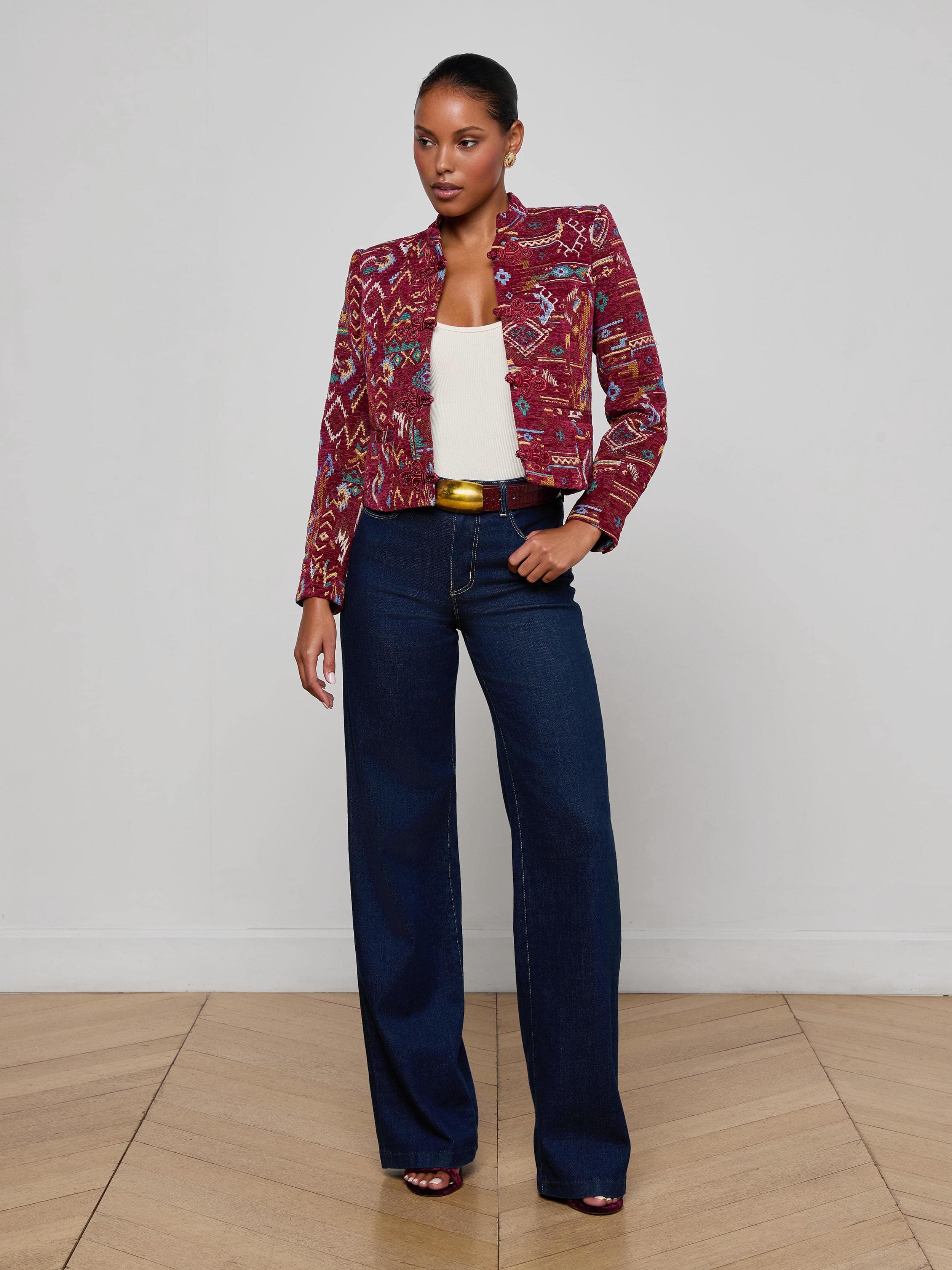 Asha Jacquard Jacket - Image 3