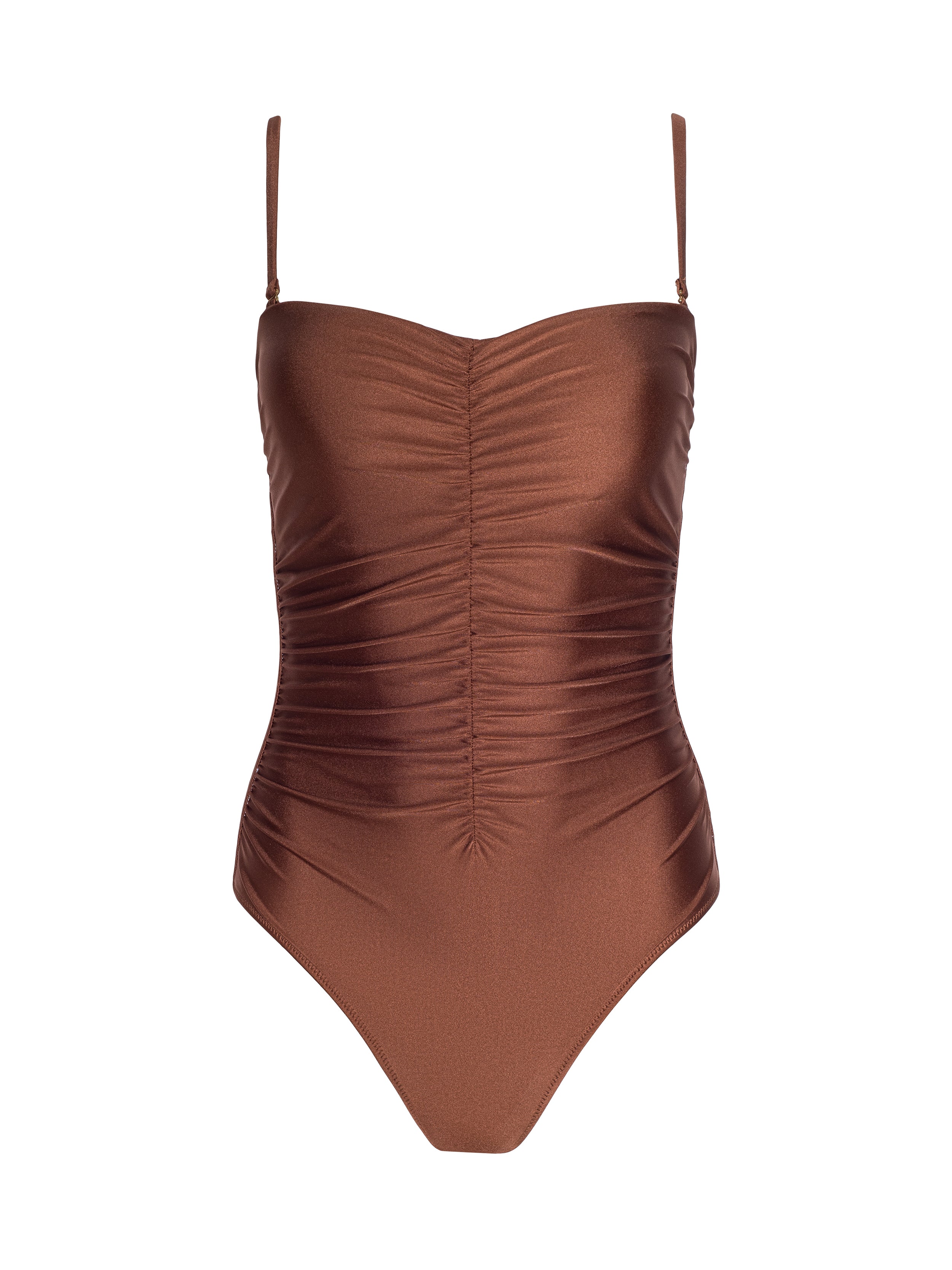 Aubrey Ruched One-Piece Swimsuit - Image 9