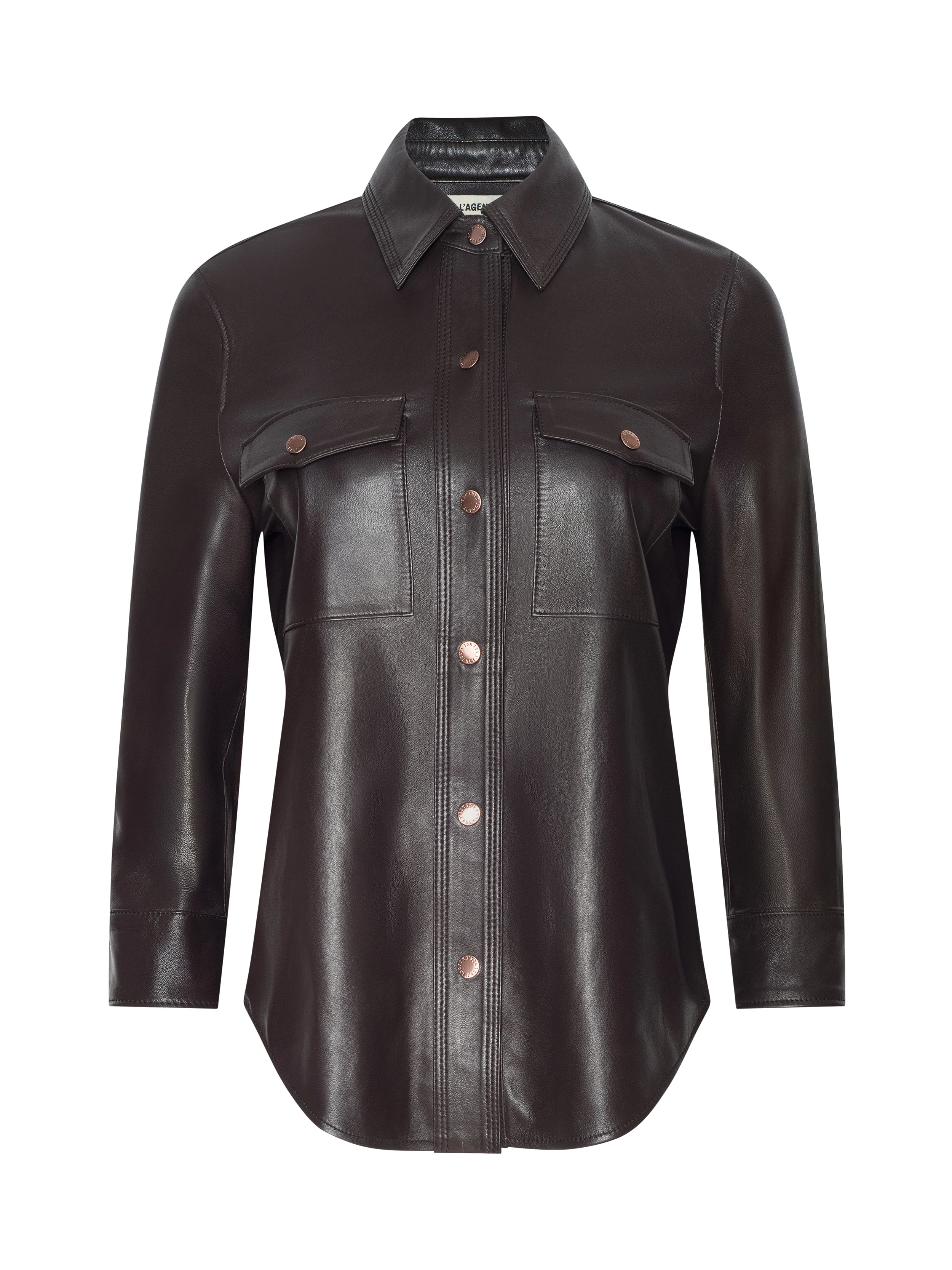Avina Leather Shirt