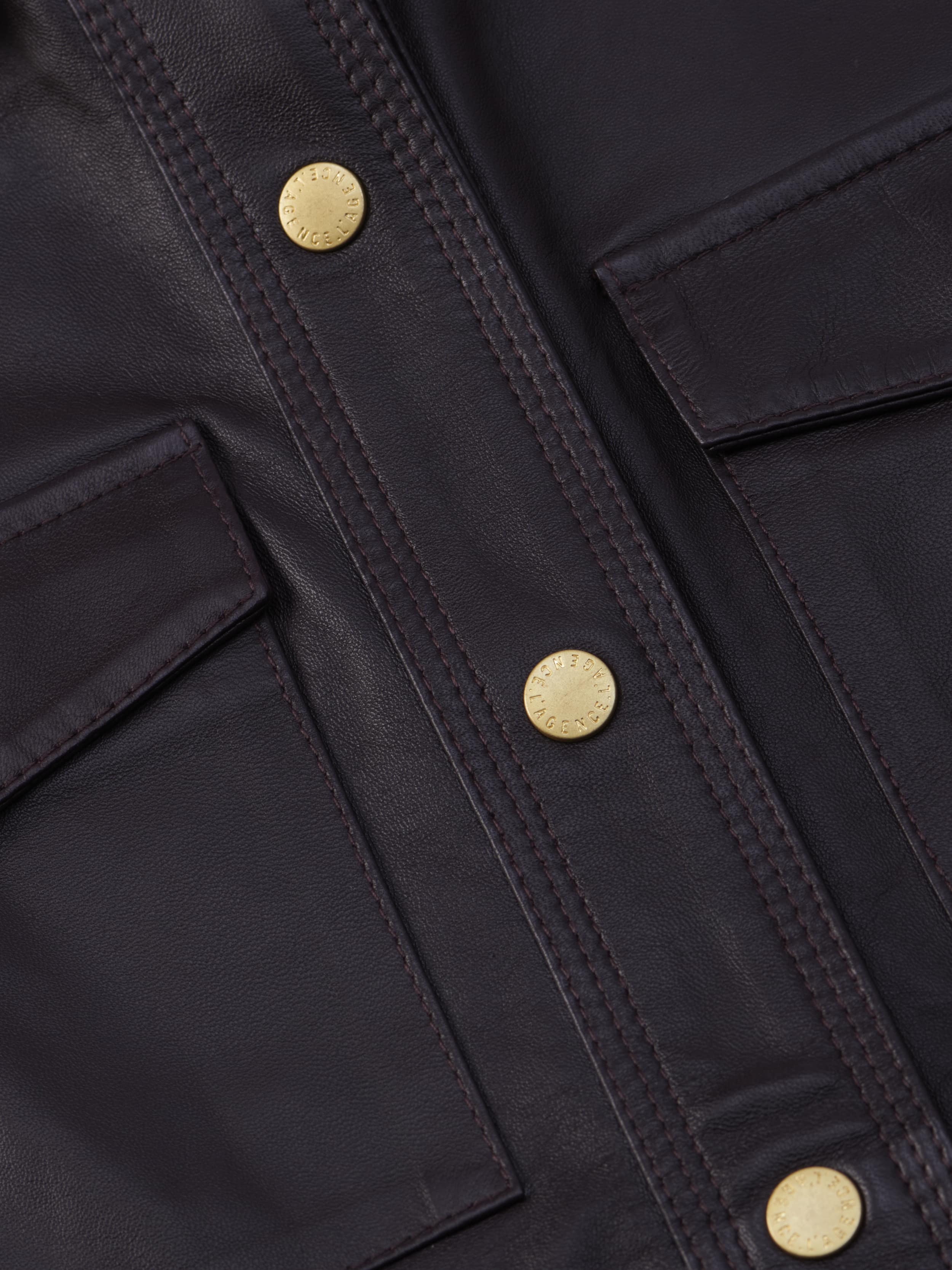 Avina Leather Shirt - Image 5