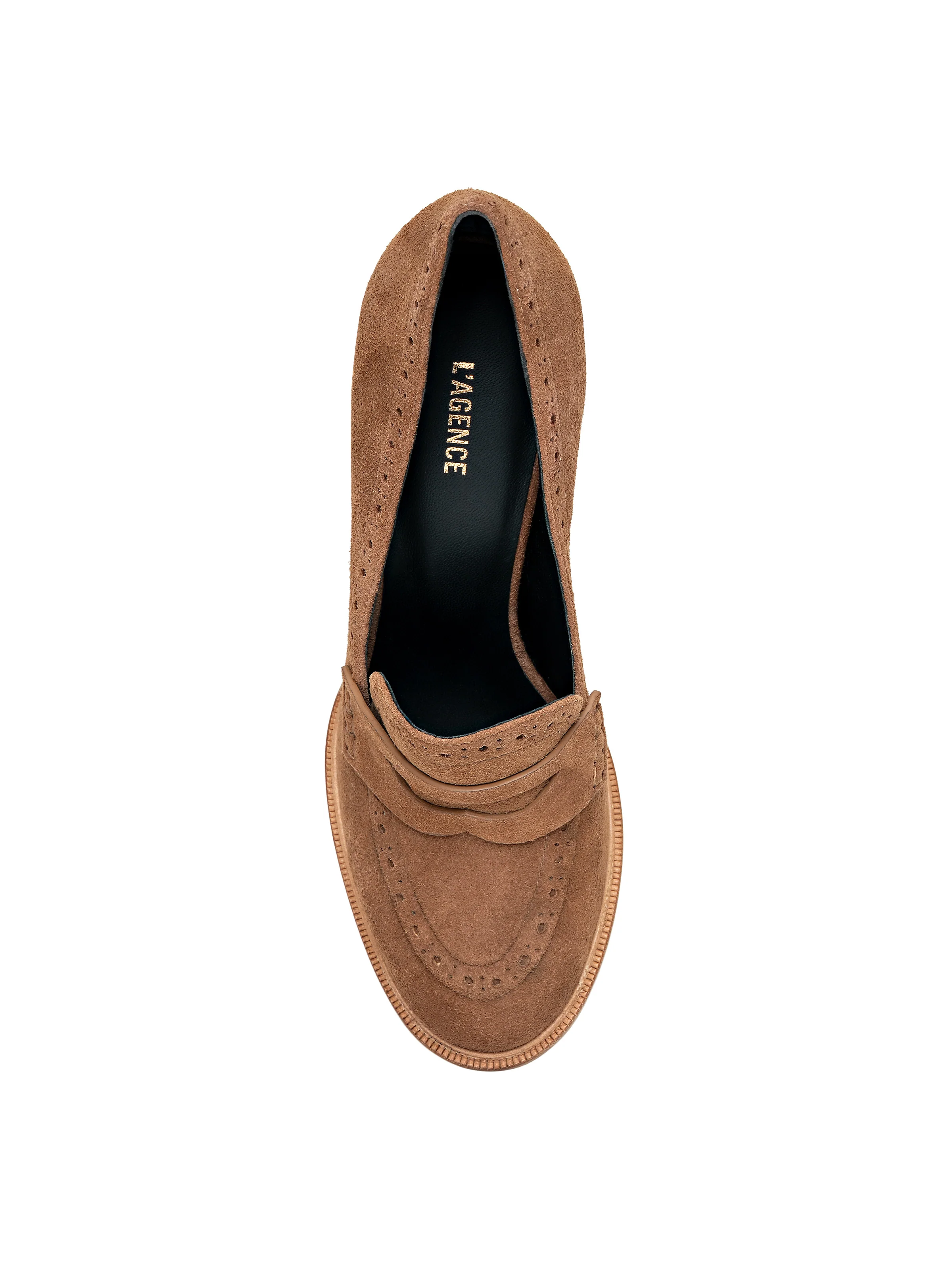 Bea Brogue Block-Heel Loafer - Image 5