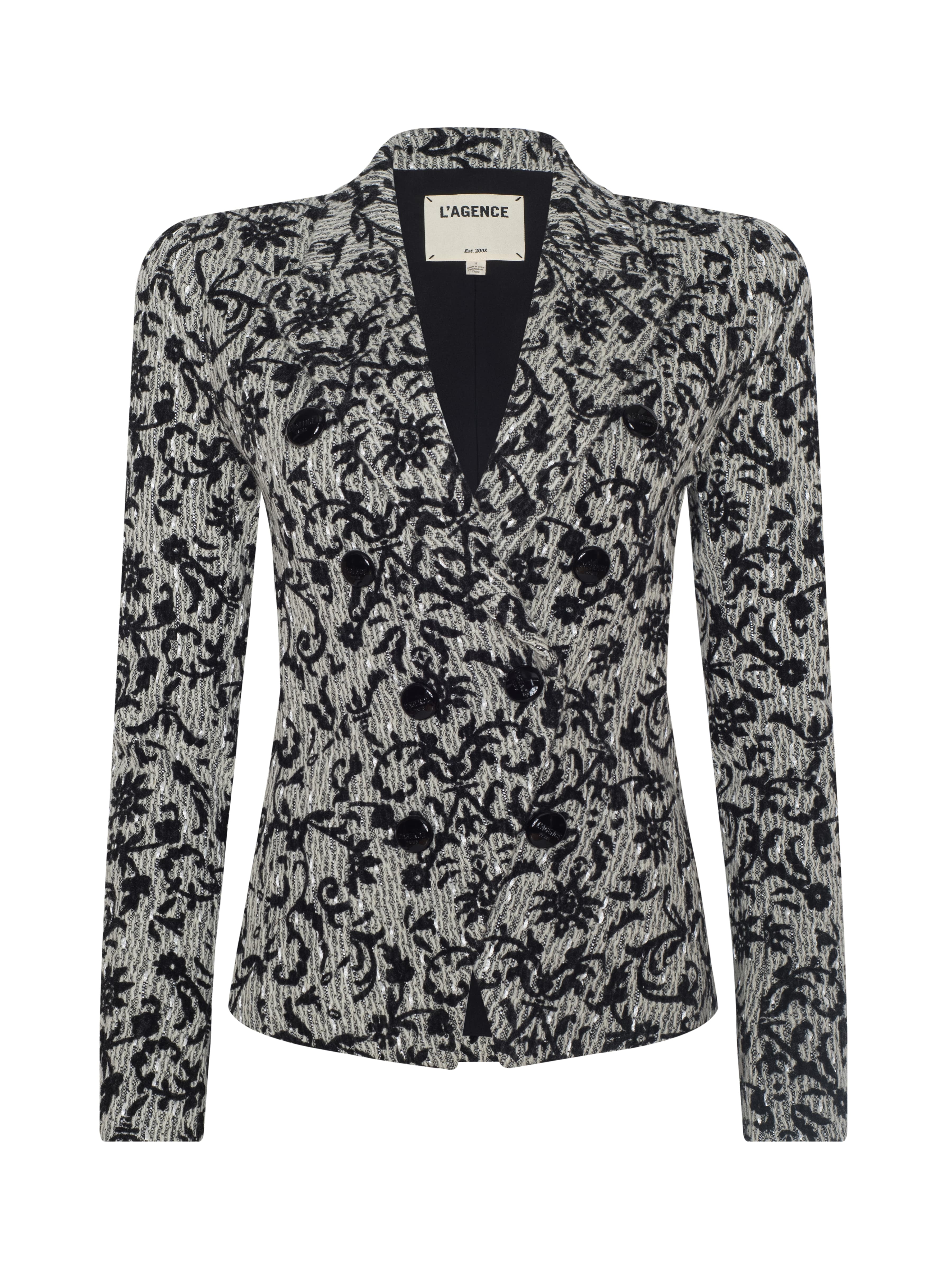 Bethany Flocked Tweed Blazer - Image 6