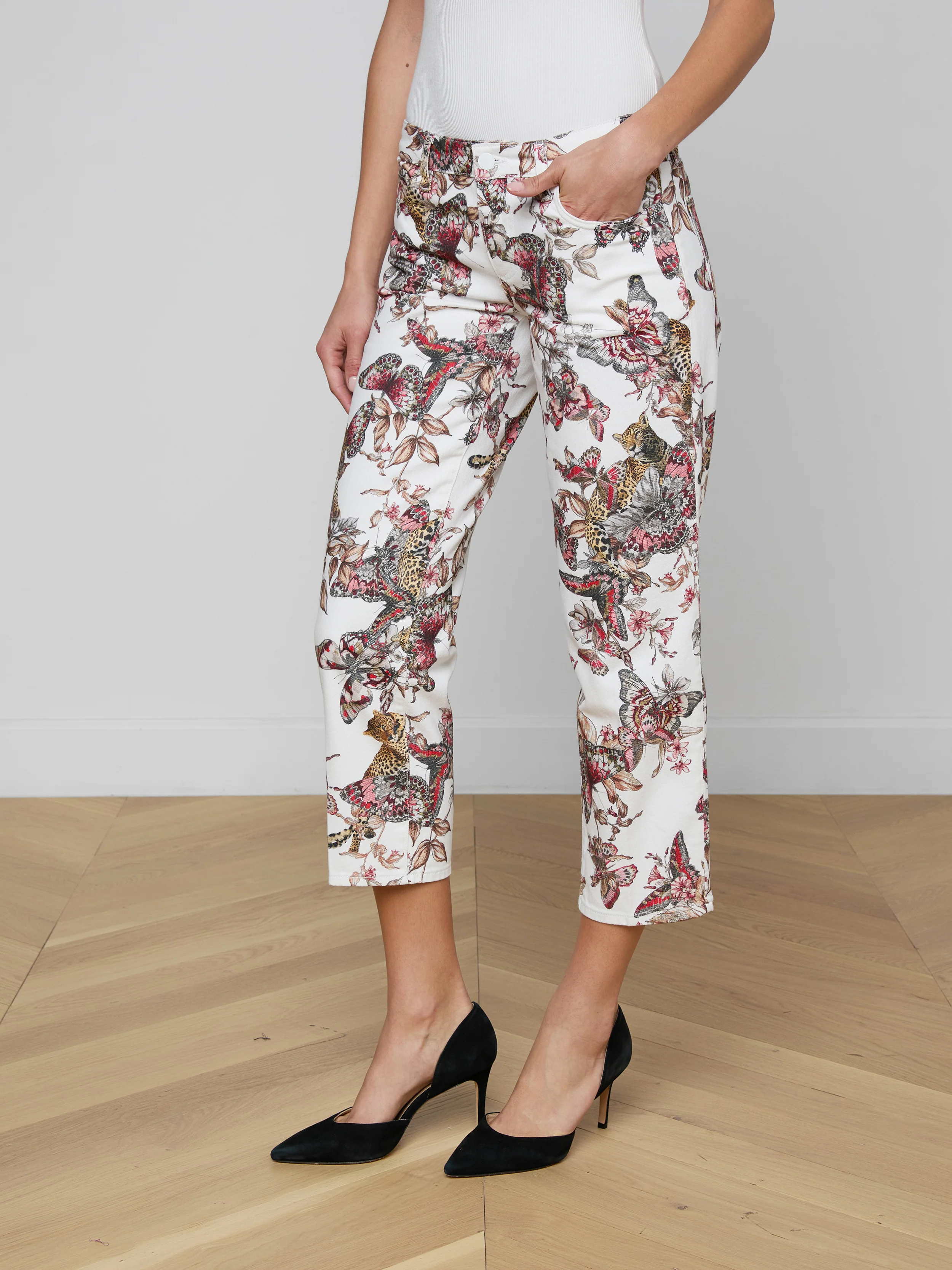 Blaine Cropped Stovepipe Jean - Image 3