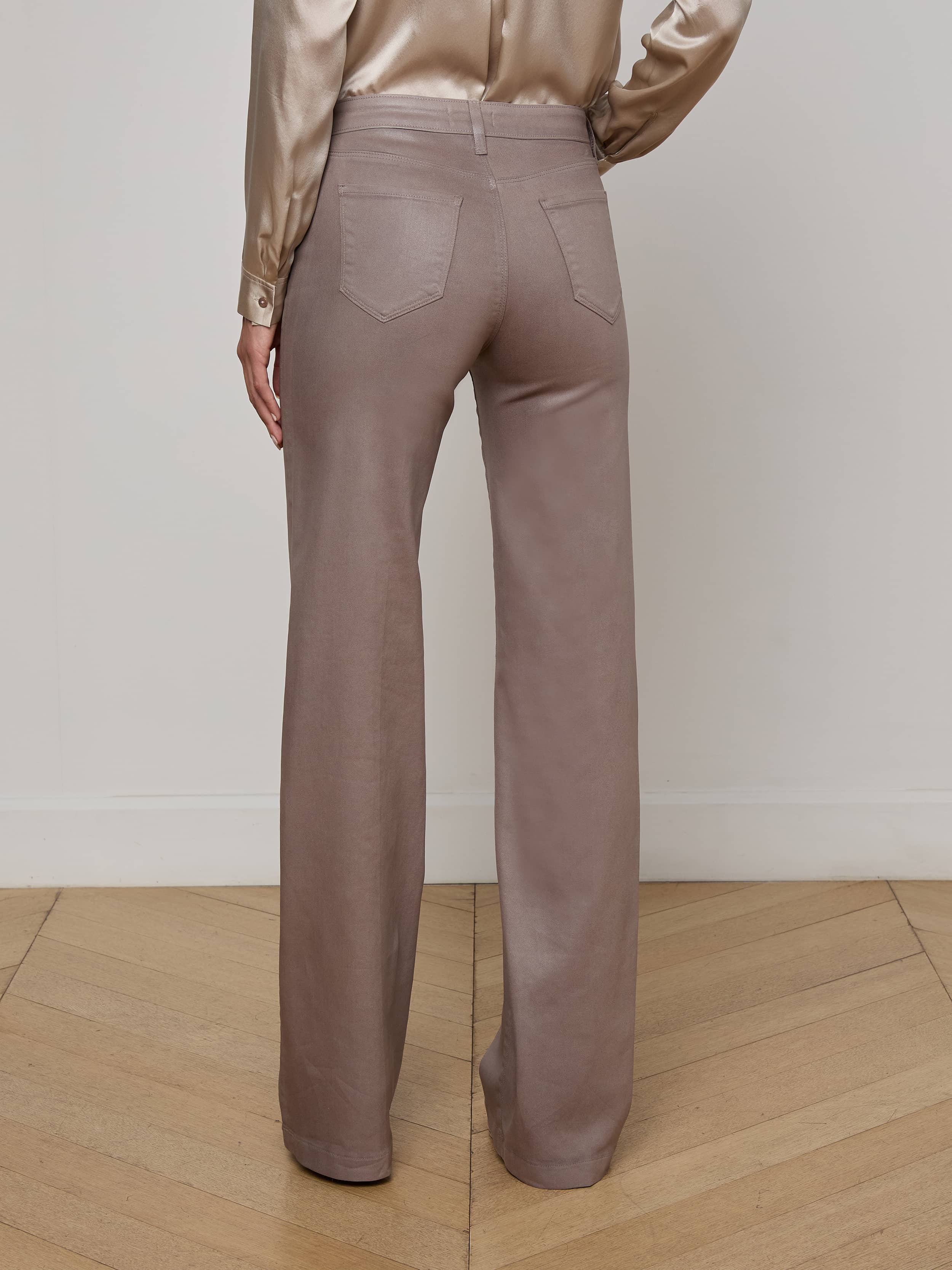 Clayton Coated Wide-Leg Jean - Image 4
