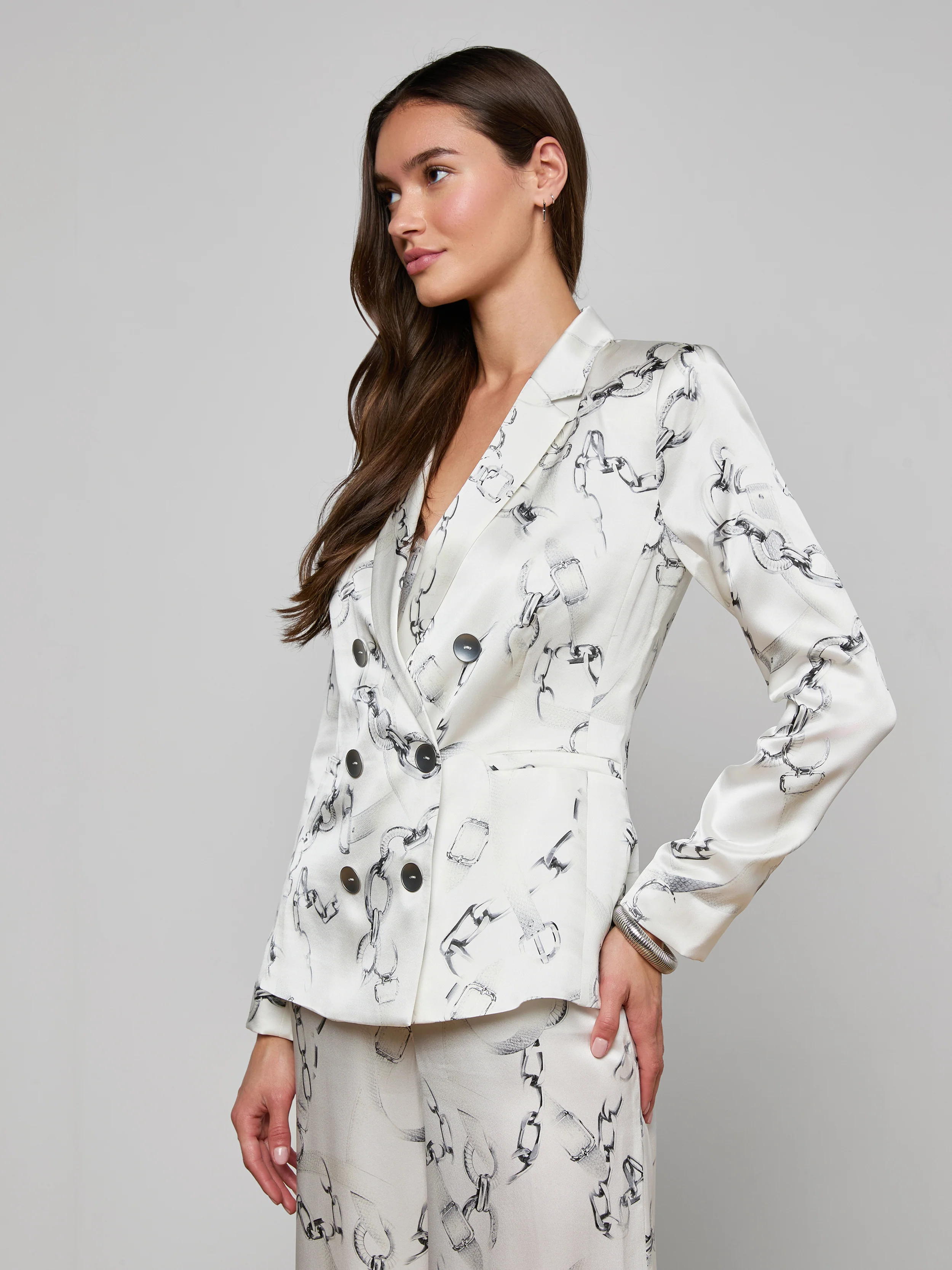 Colin Silk Blazer - Image 2
