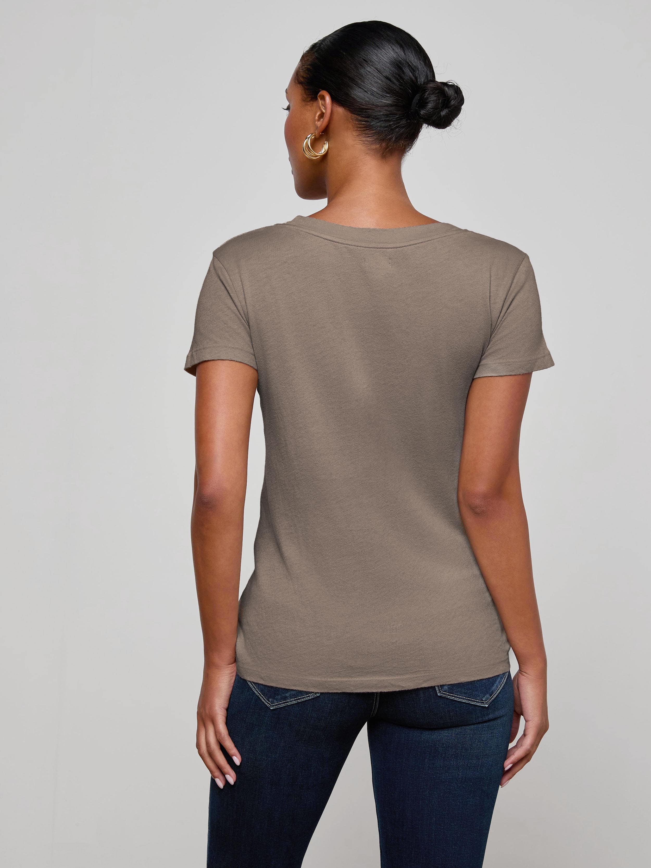 Cory Cotton Scoopneck Tee - Image 4
