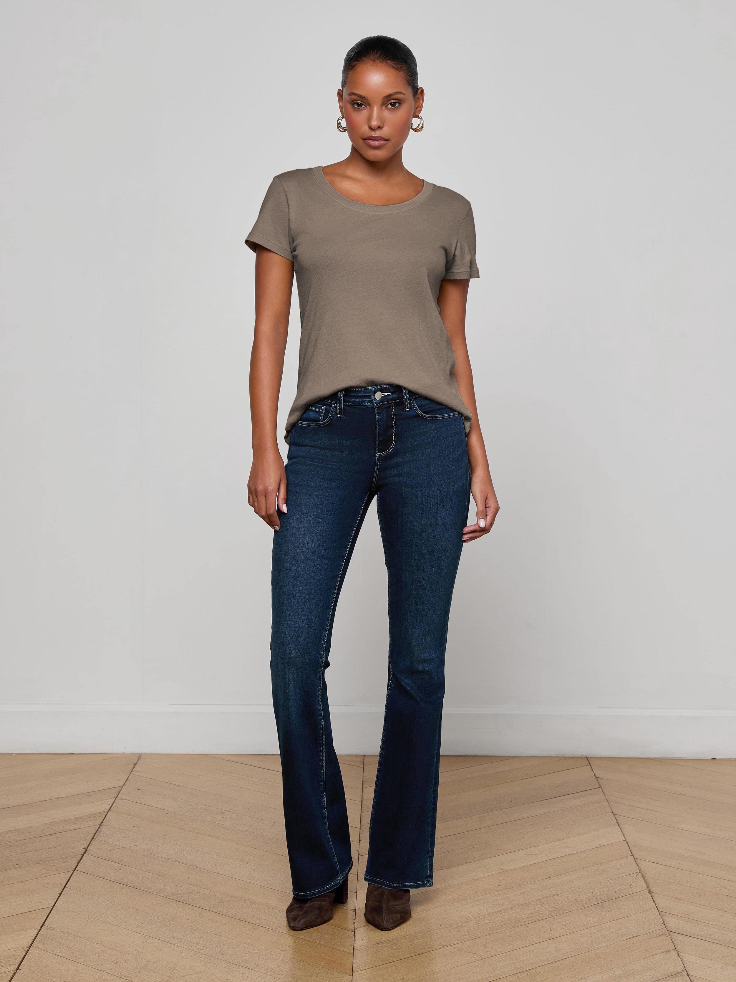 Cory Cotton Scoopneck Tee - Image 5