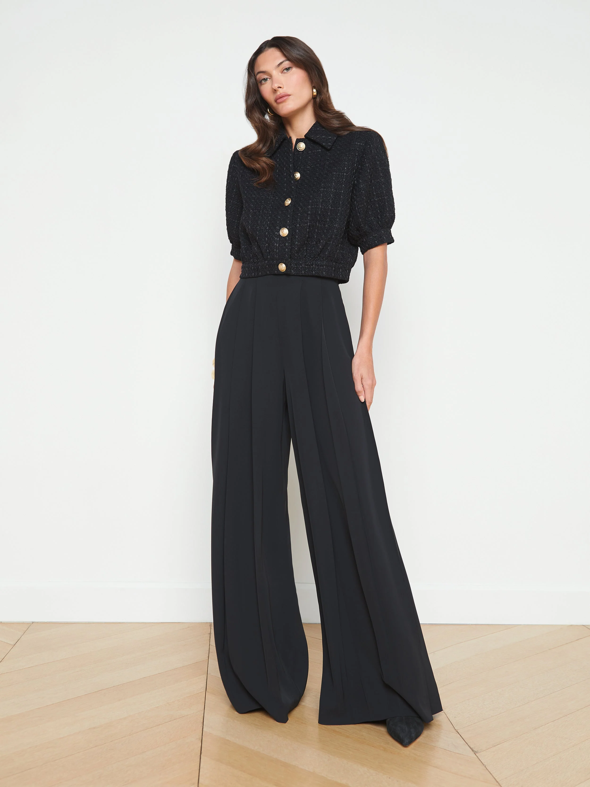 Cove Cropped Tweed Jacket - Image 2