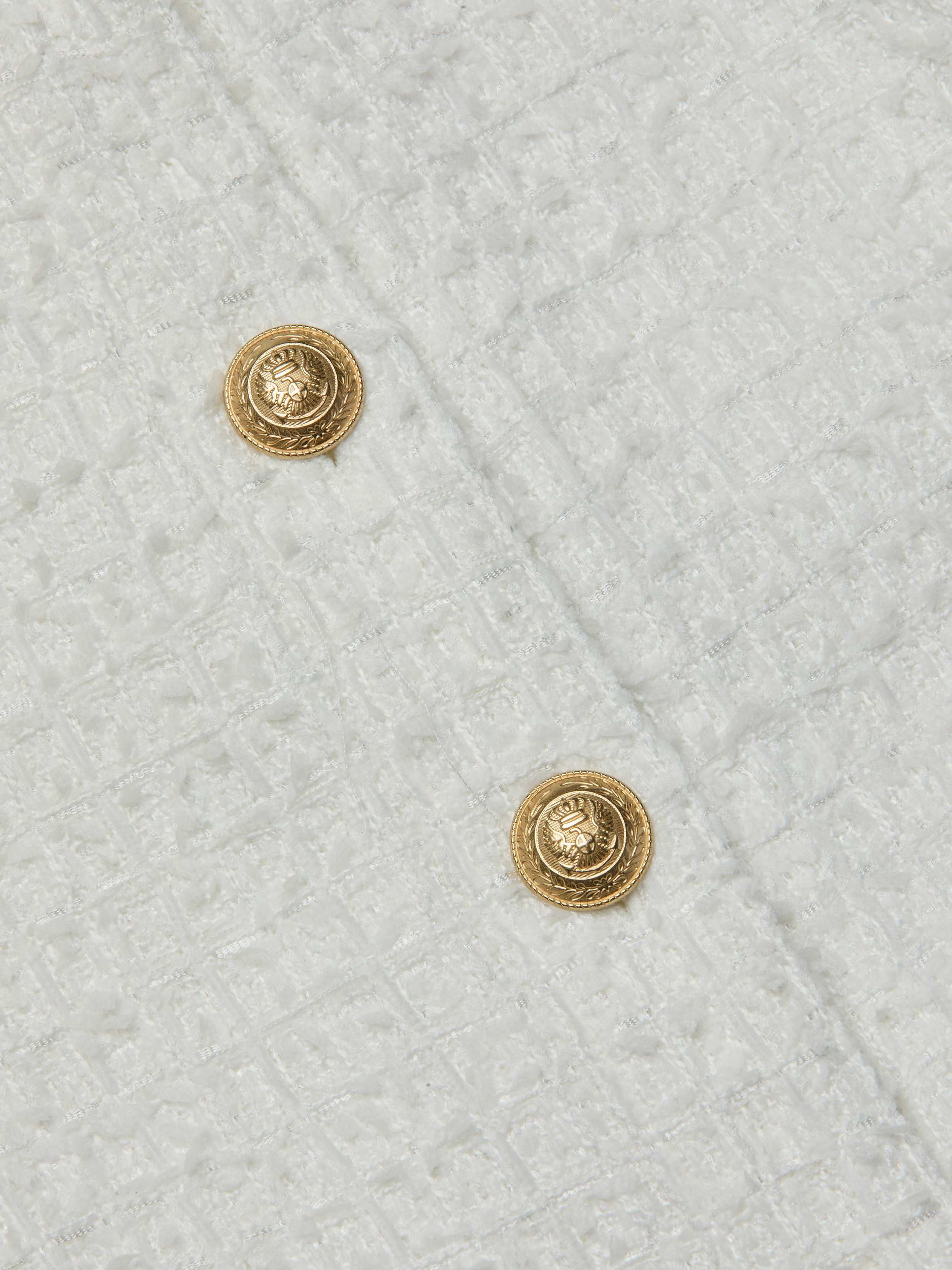 Cove Cropped Tweed Jacket - Image 7