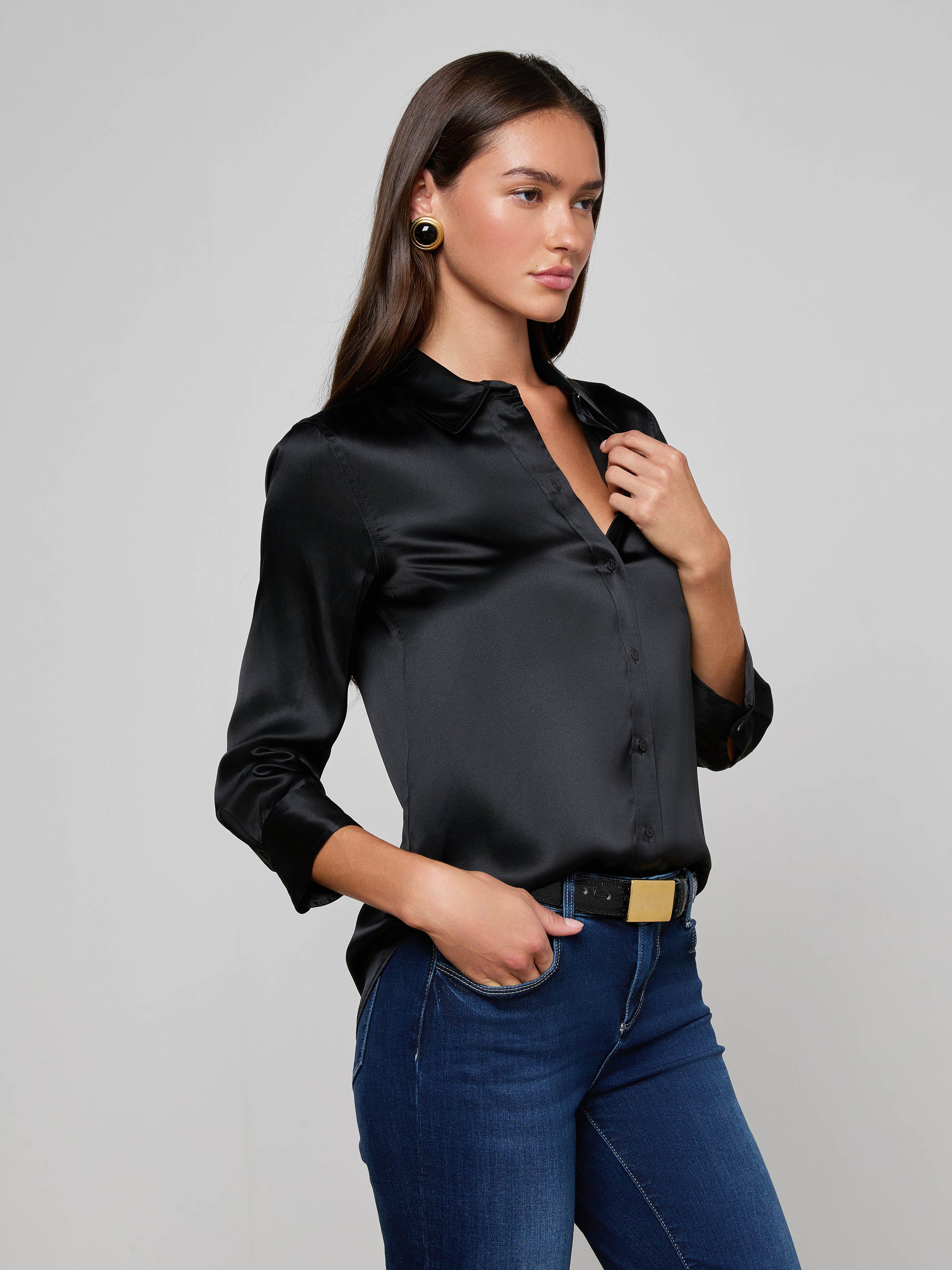 Dani Silk Blouse - Image 2