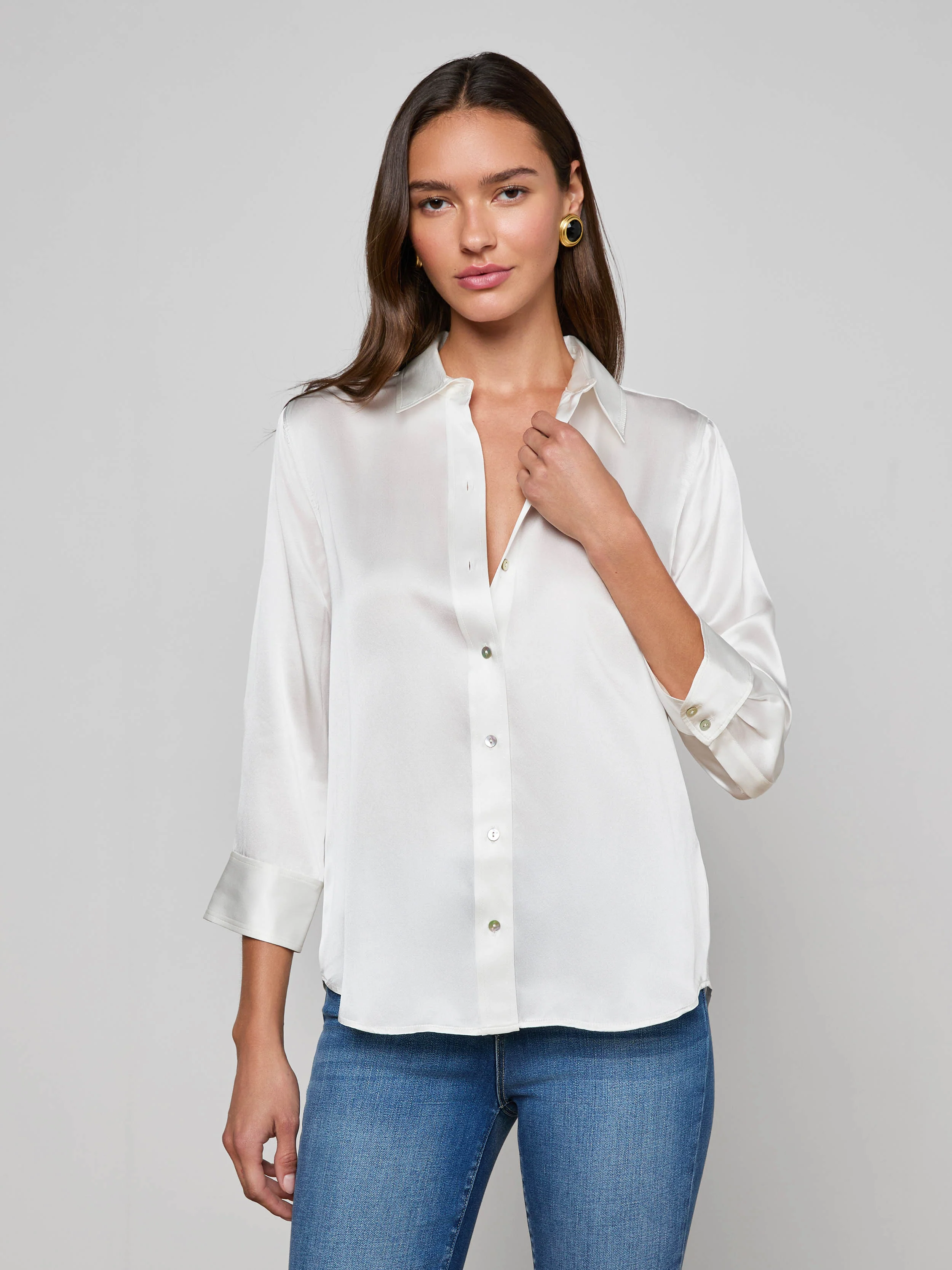 Dani Silk Blouse - Image 2