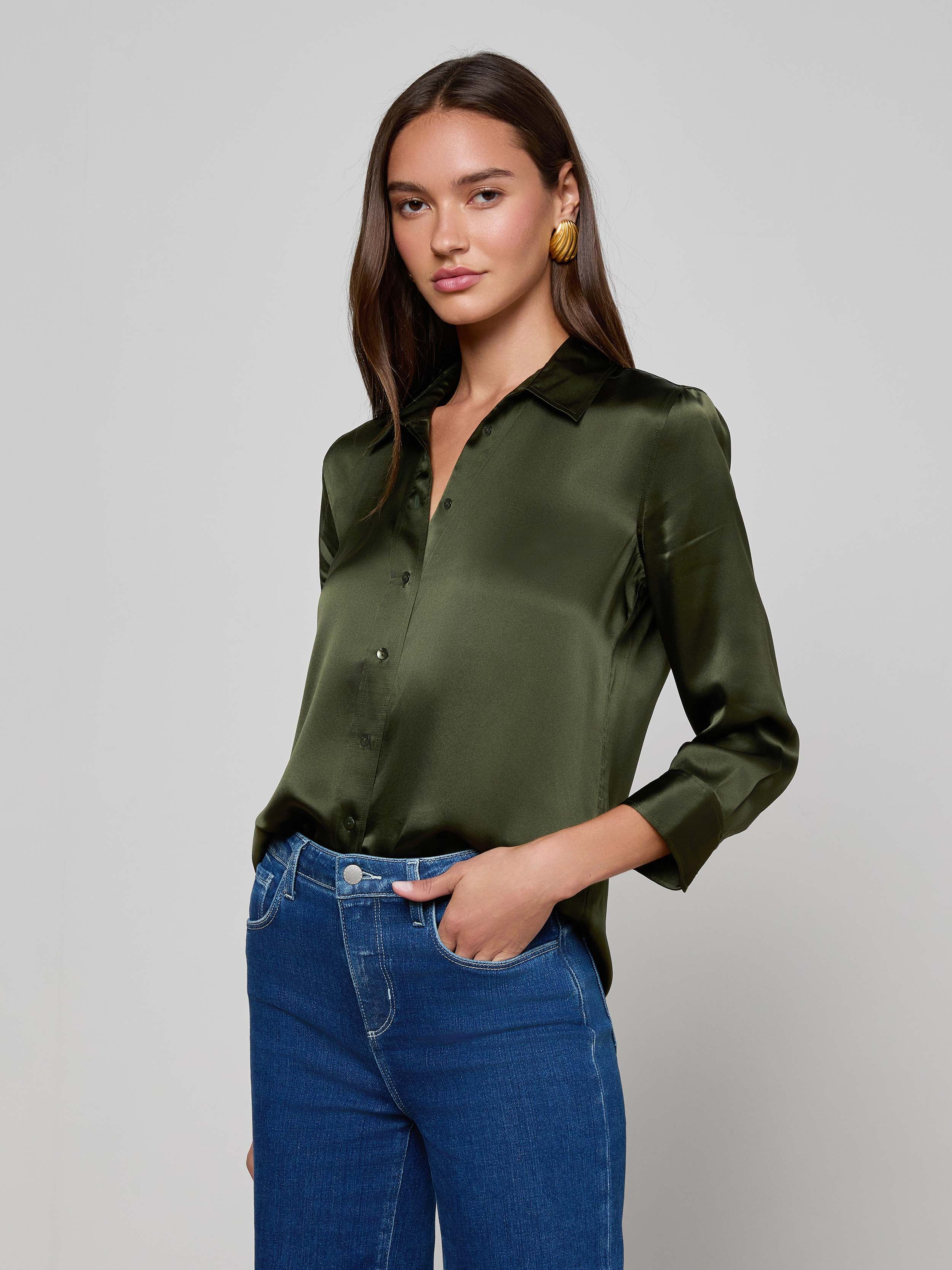 Dani Silk Blouse - Image 2
