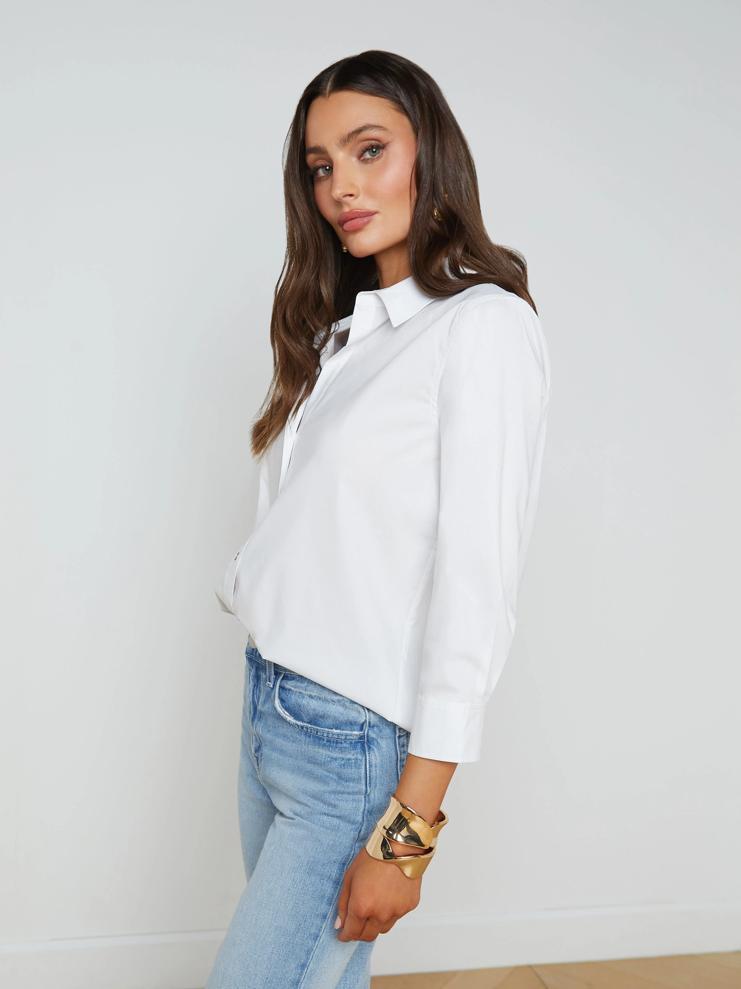 Daniella Cotton-Blend Blouse - Image 4