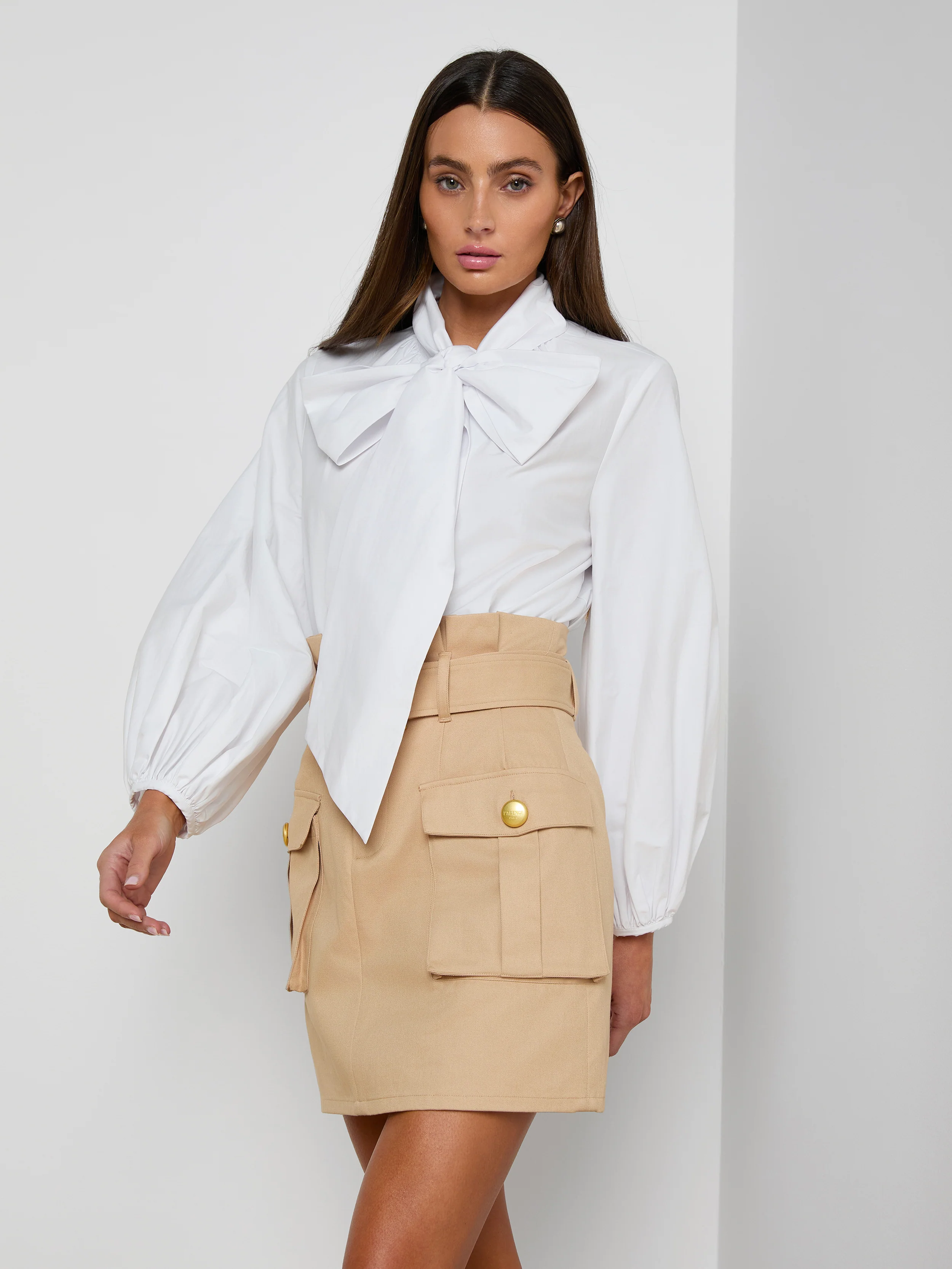Deon Tie-Neck Blouse - Image 6