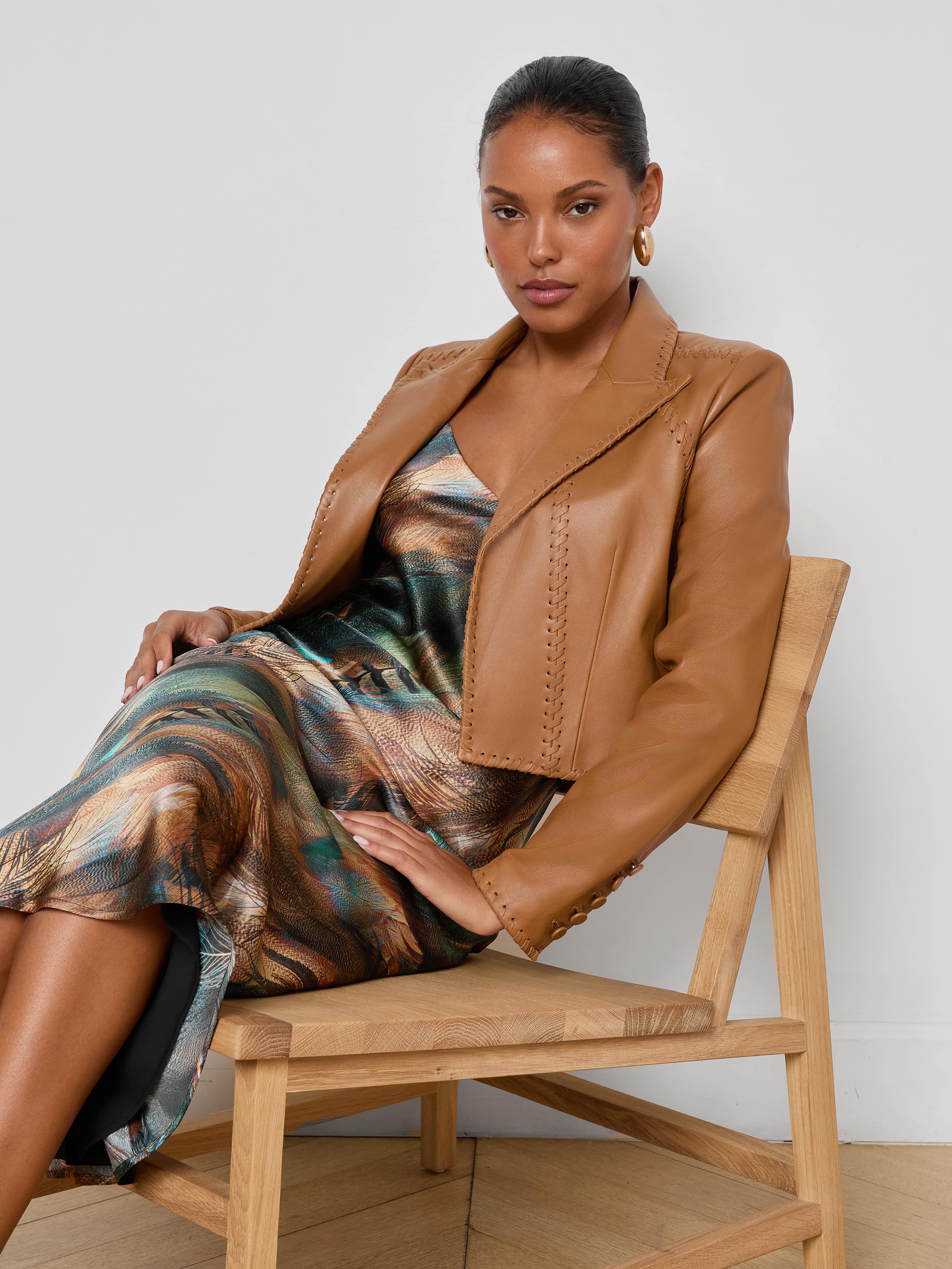 Dulcie Leather Blazer - Image 6