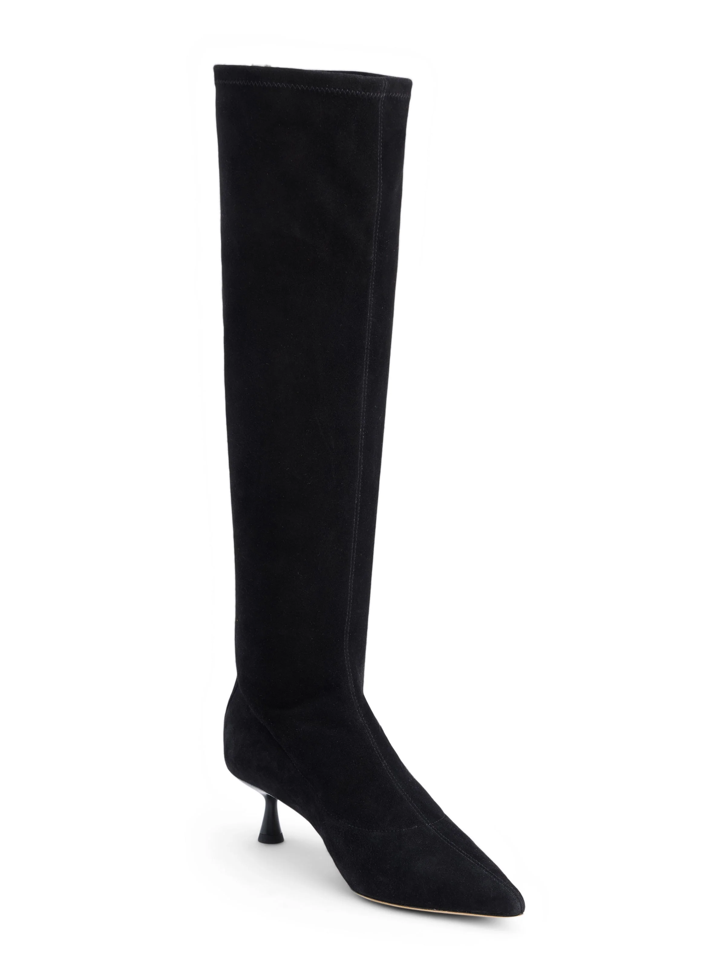 Emilie Suede Kitten-Heel Boot - Image 2