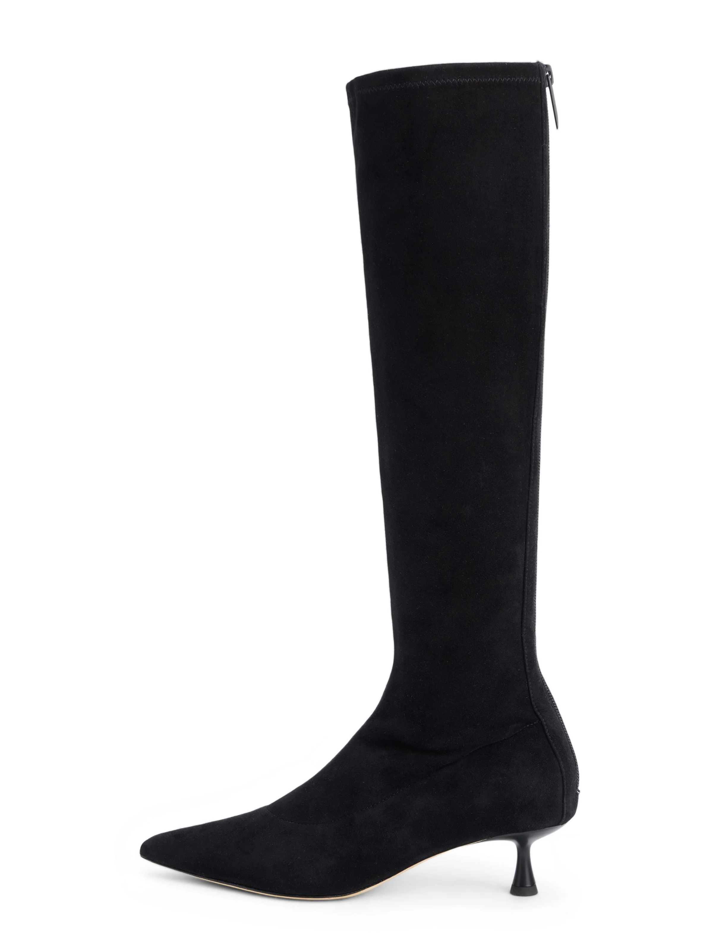 Emilie Suede Kitten-Heel Boot - Image 3