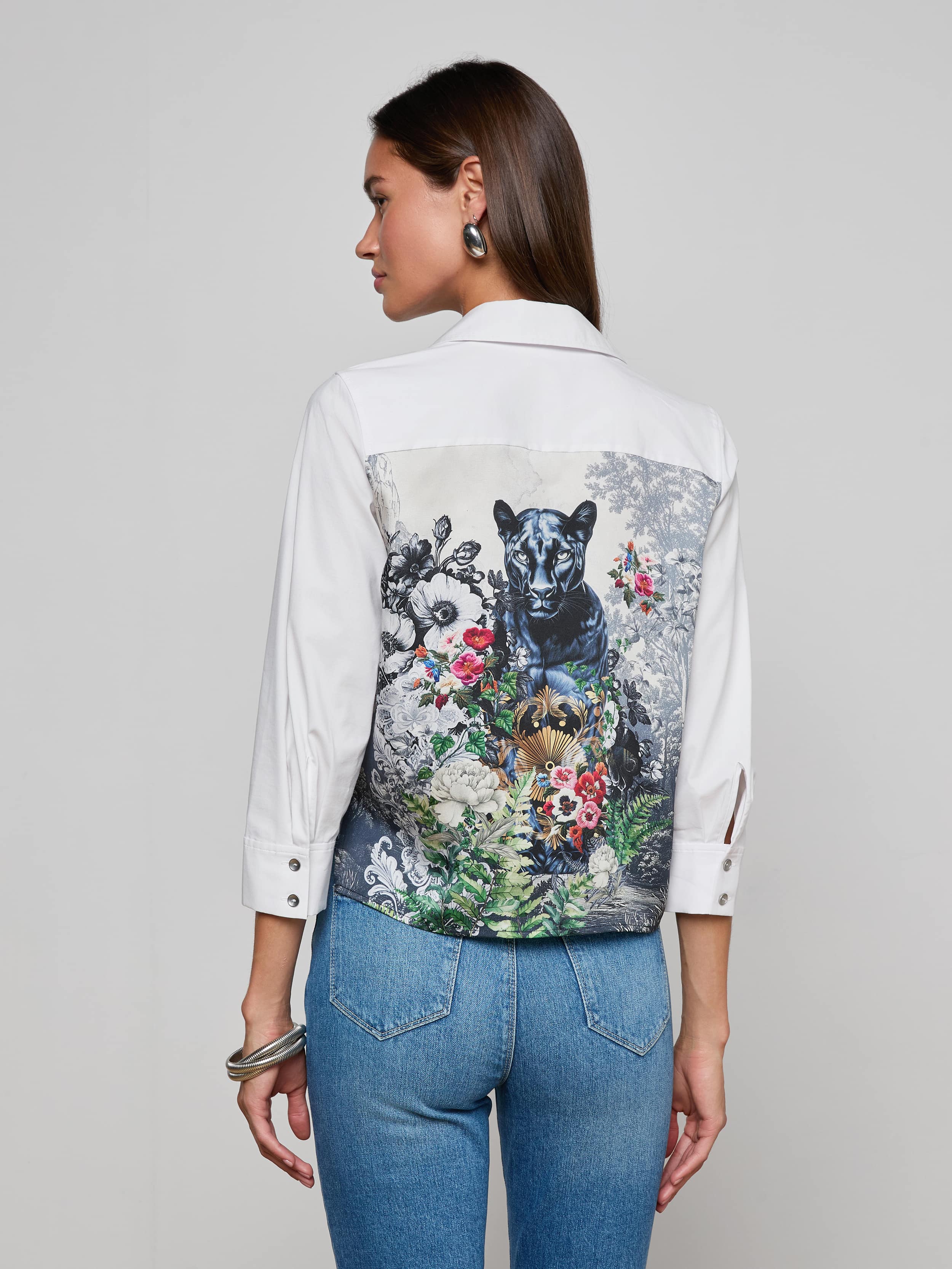 Fawn Panther Print Shirt - Image 4