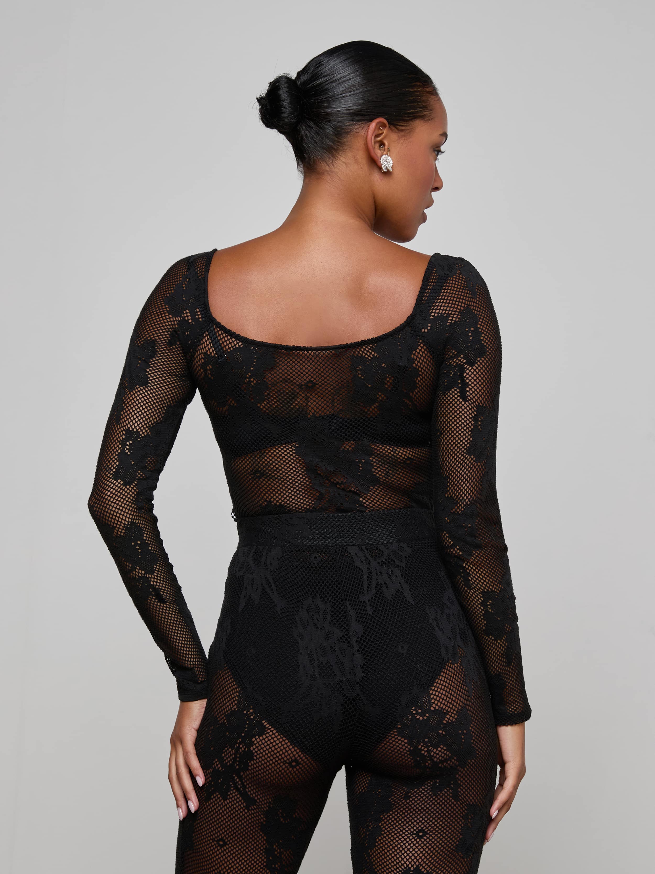 Gwendolyn Mesh Knit Bodysuit - Image 4