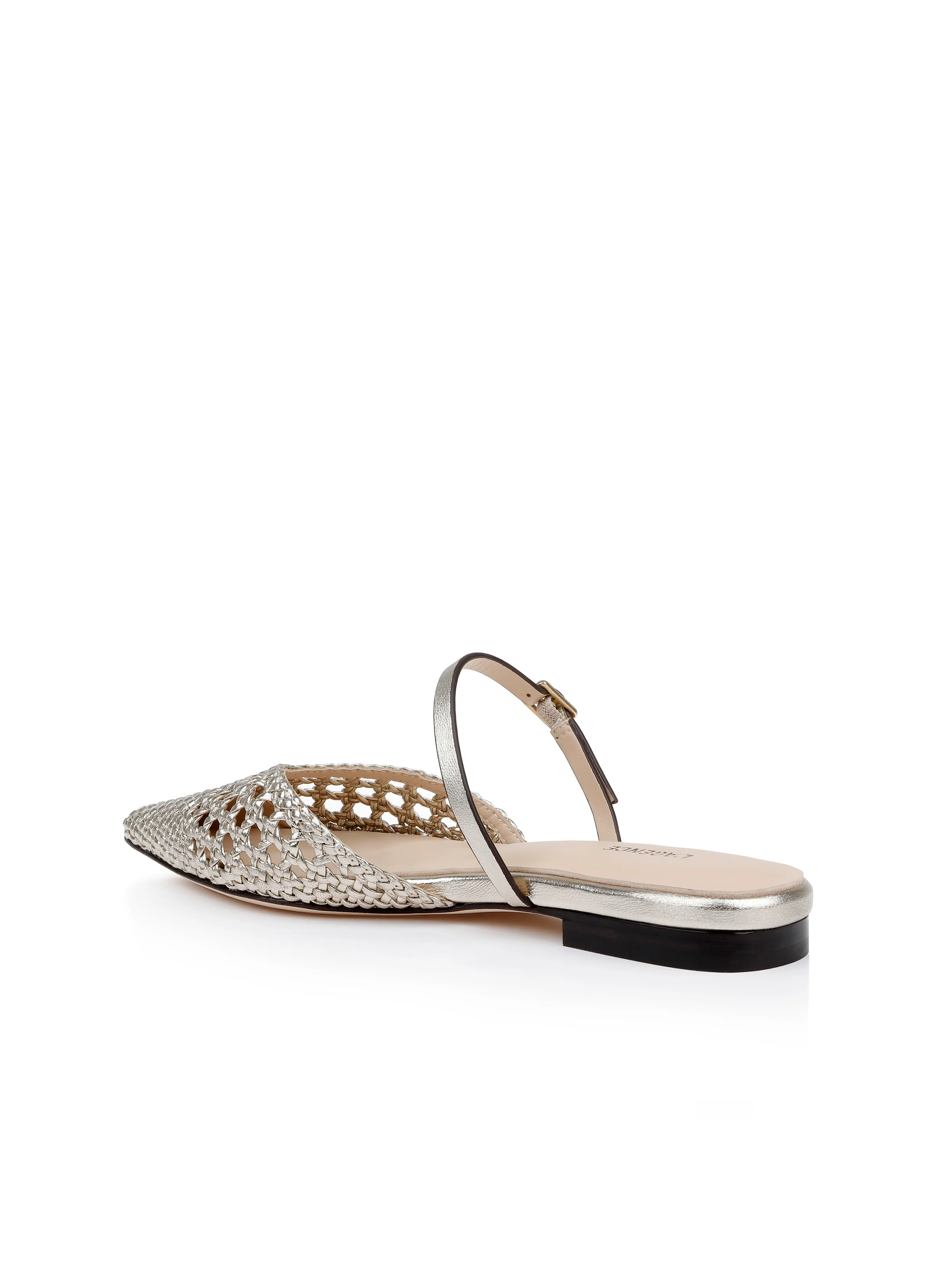 Jacklyn Leather Flat Mule - Image 3