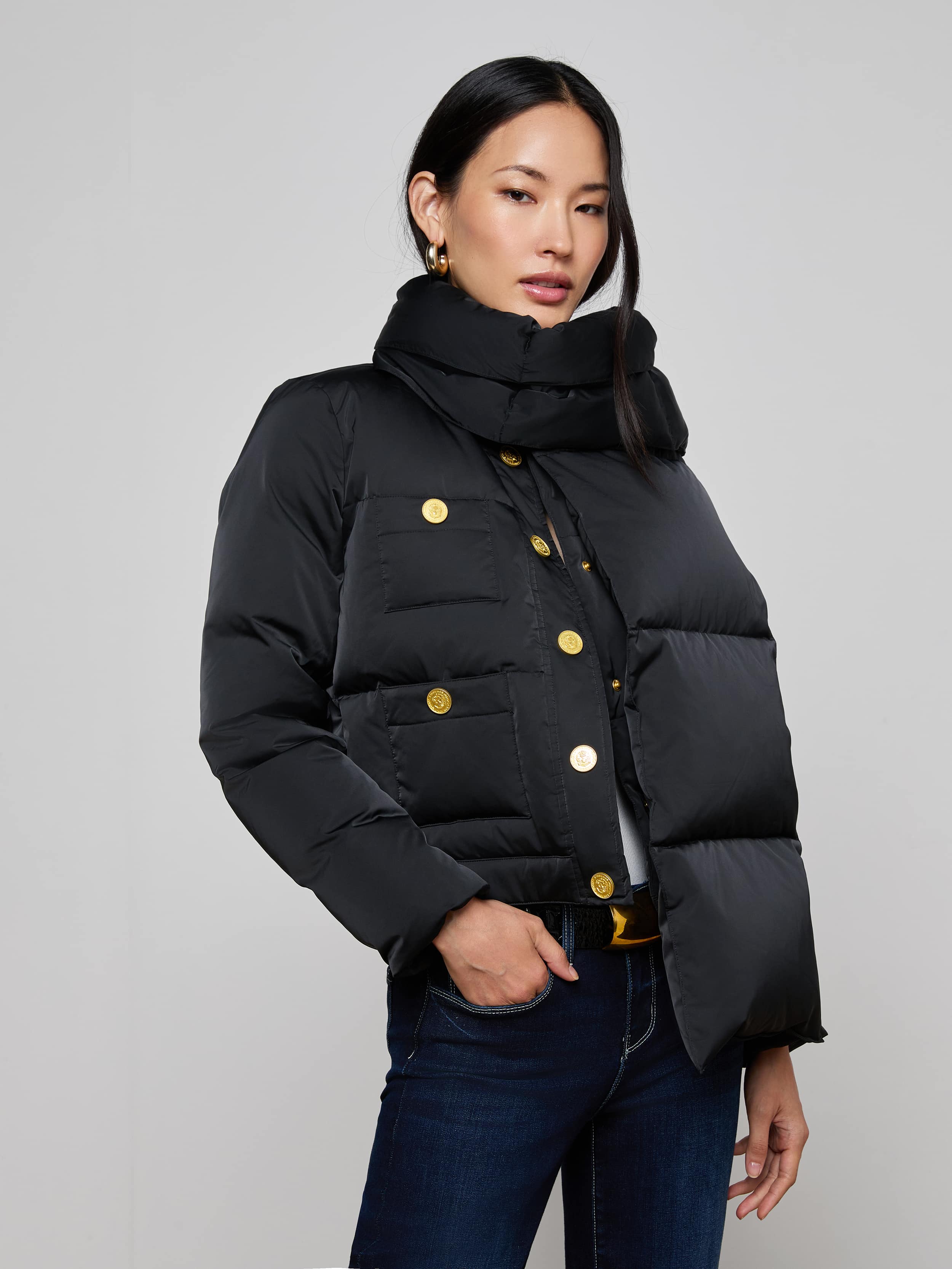 Juana Scarf Puffer Jacket - Image 4