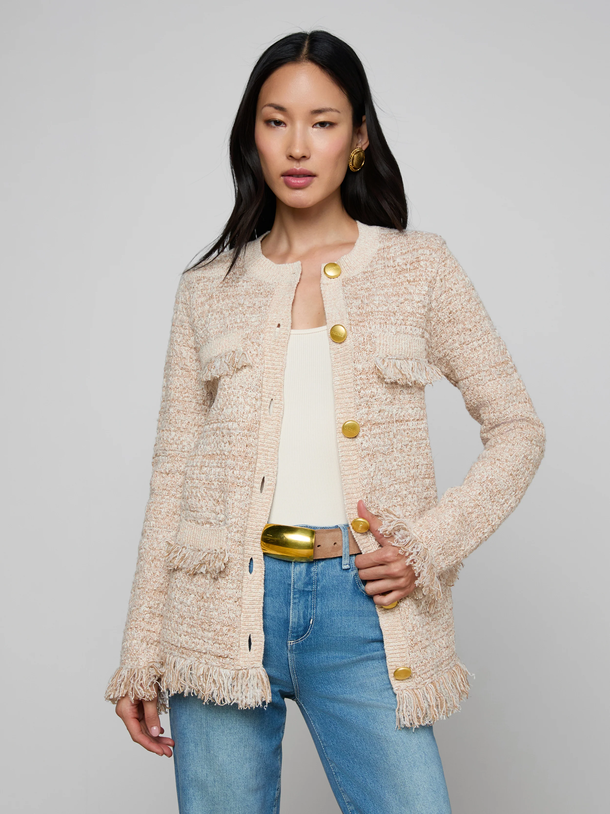 Kastoria Fringe Cardigan