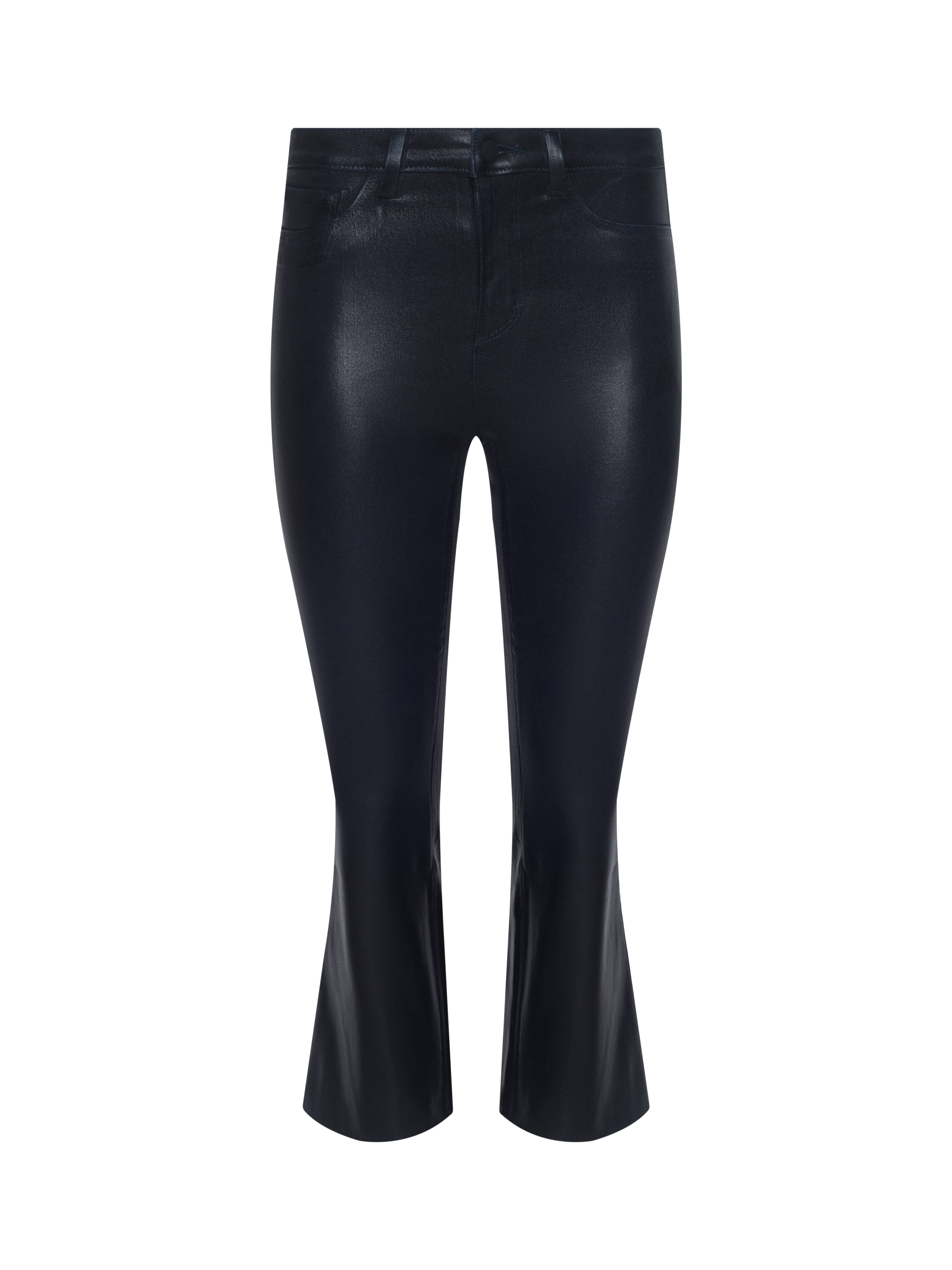 Kendra Coated Cropped Flare Jean - Image 6