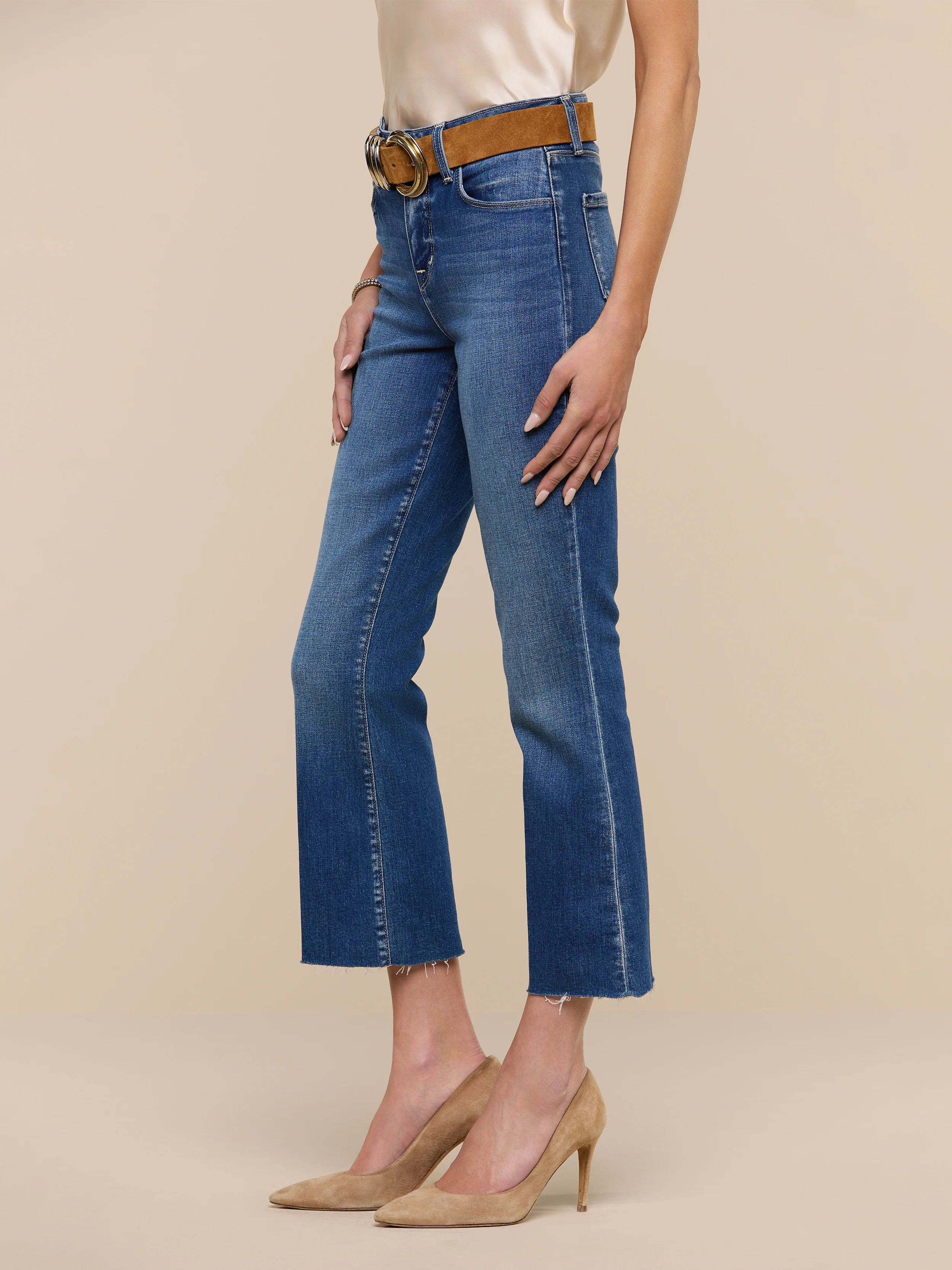 Kendra Cropped Flare Jean - Image 4