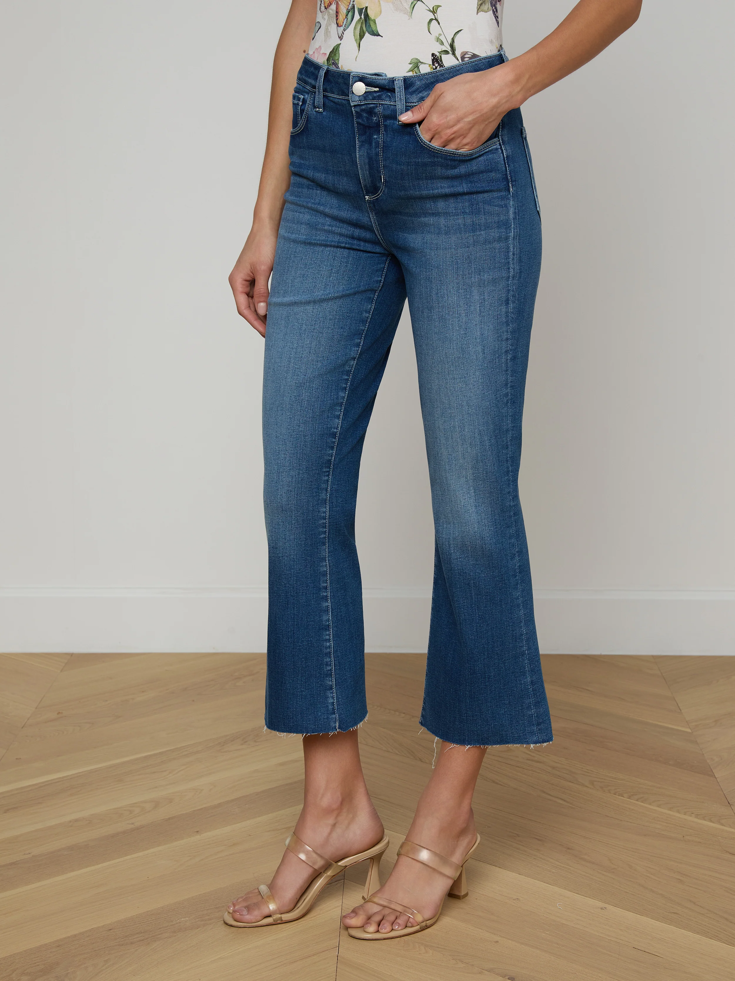 Kendra Cropped Flare Jean - Image 3
