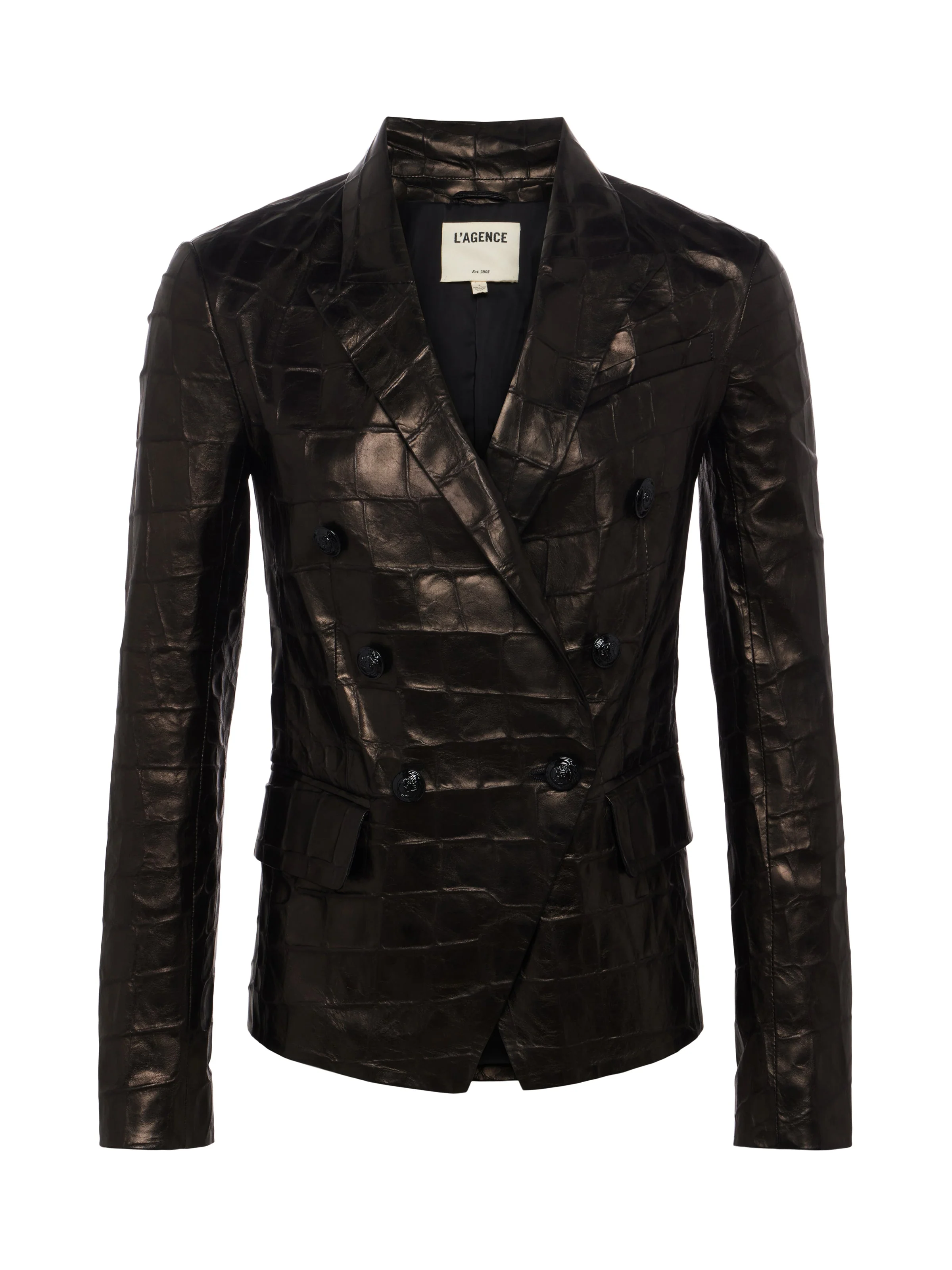Kenzie Leather Blazer - Image 9