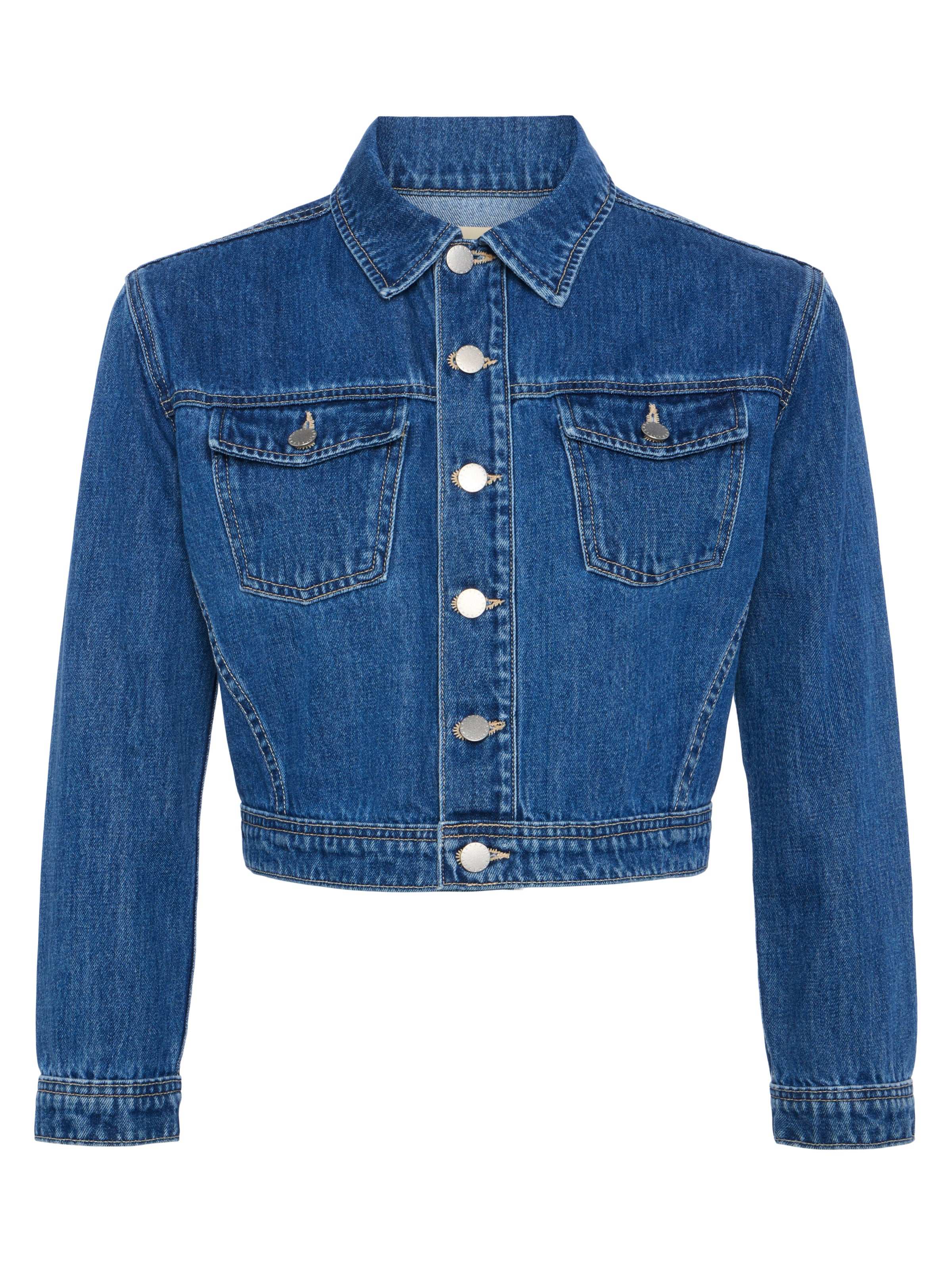 Koda Cropped Jean Jacket - Image 6
