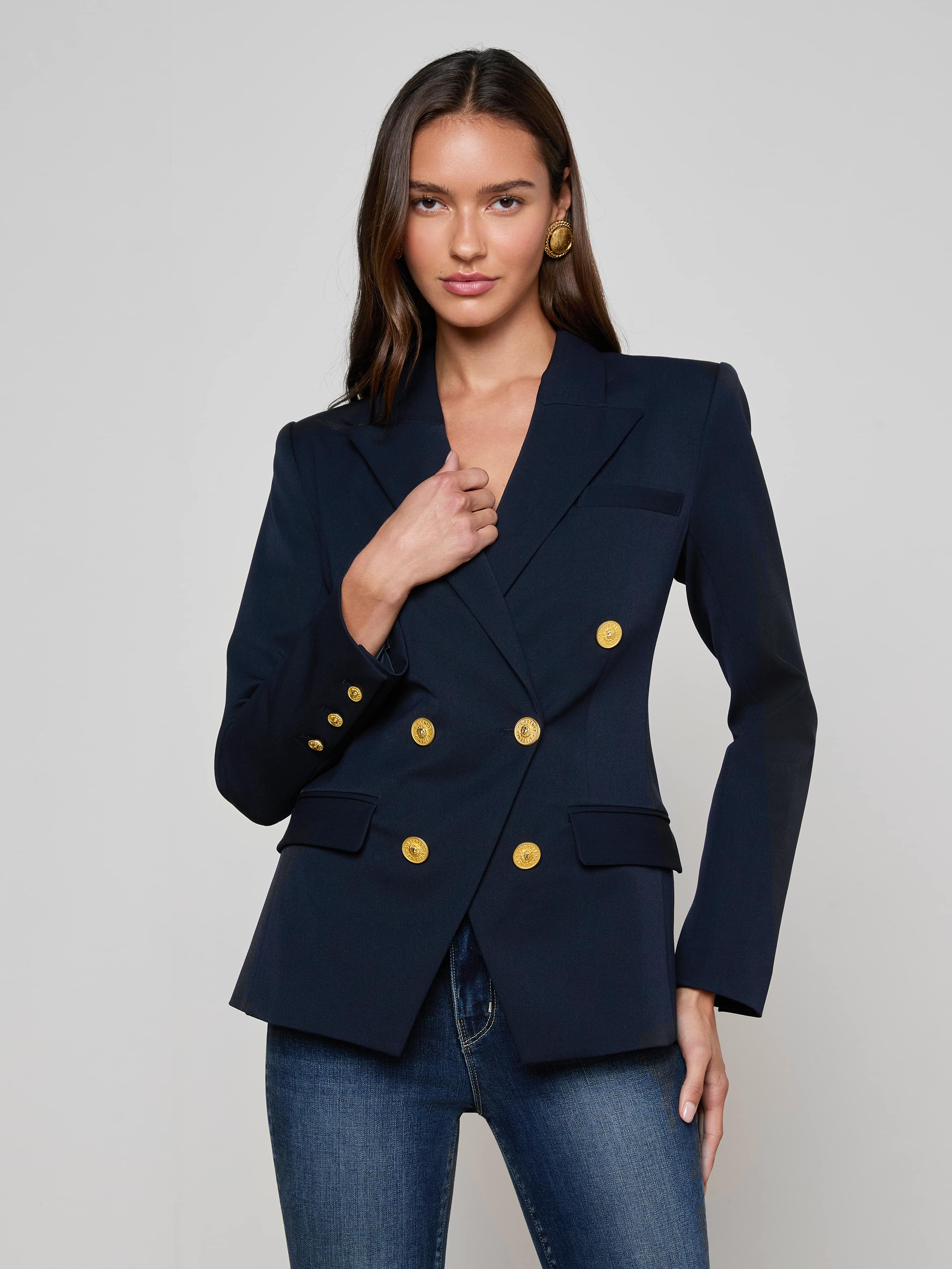 Kyomi Double-Breasted Blazer