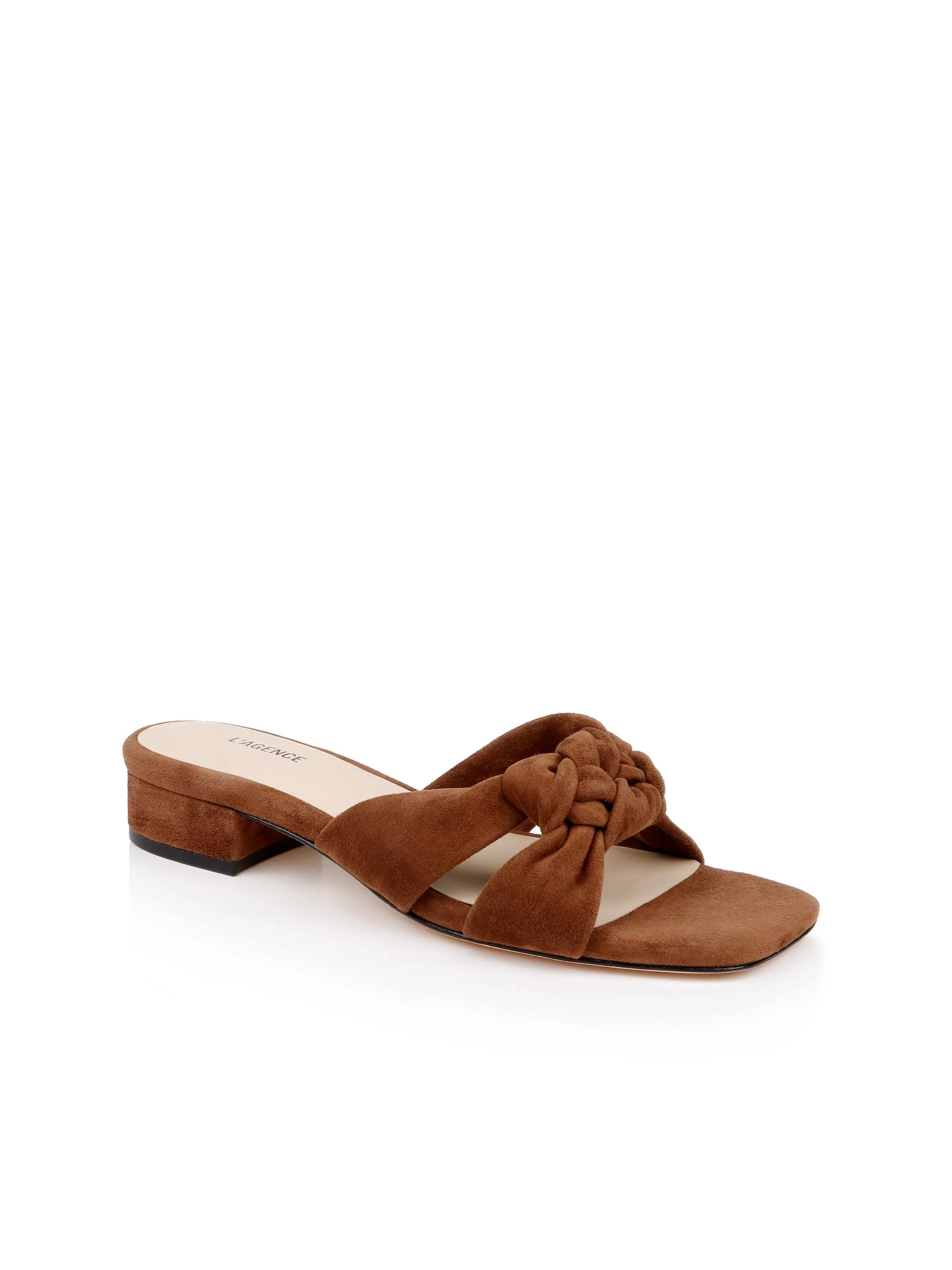 Lea Suede Knot Sandal - Image 2