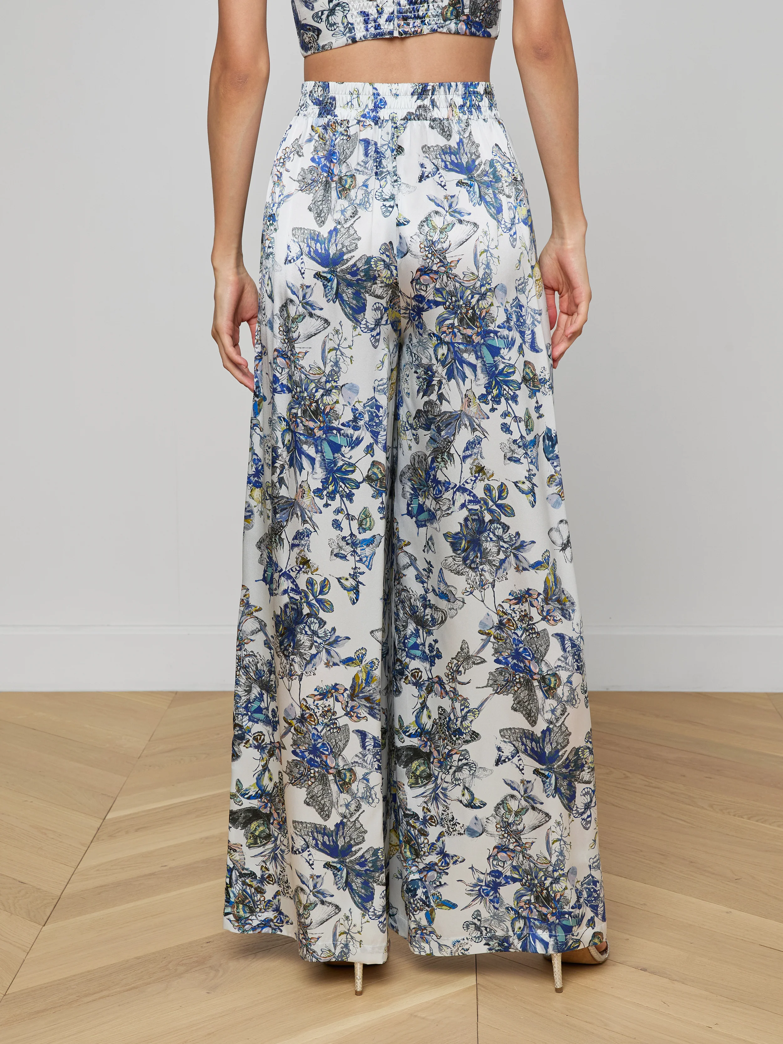 Lillian Silk Wide-Leg Pant - Image 5