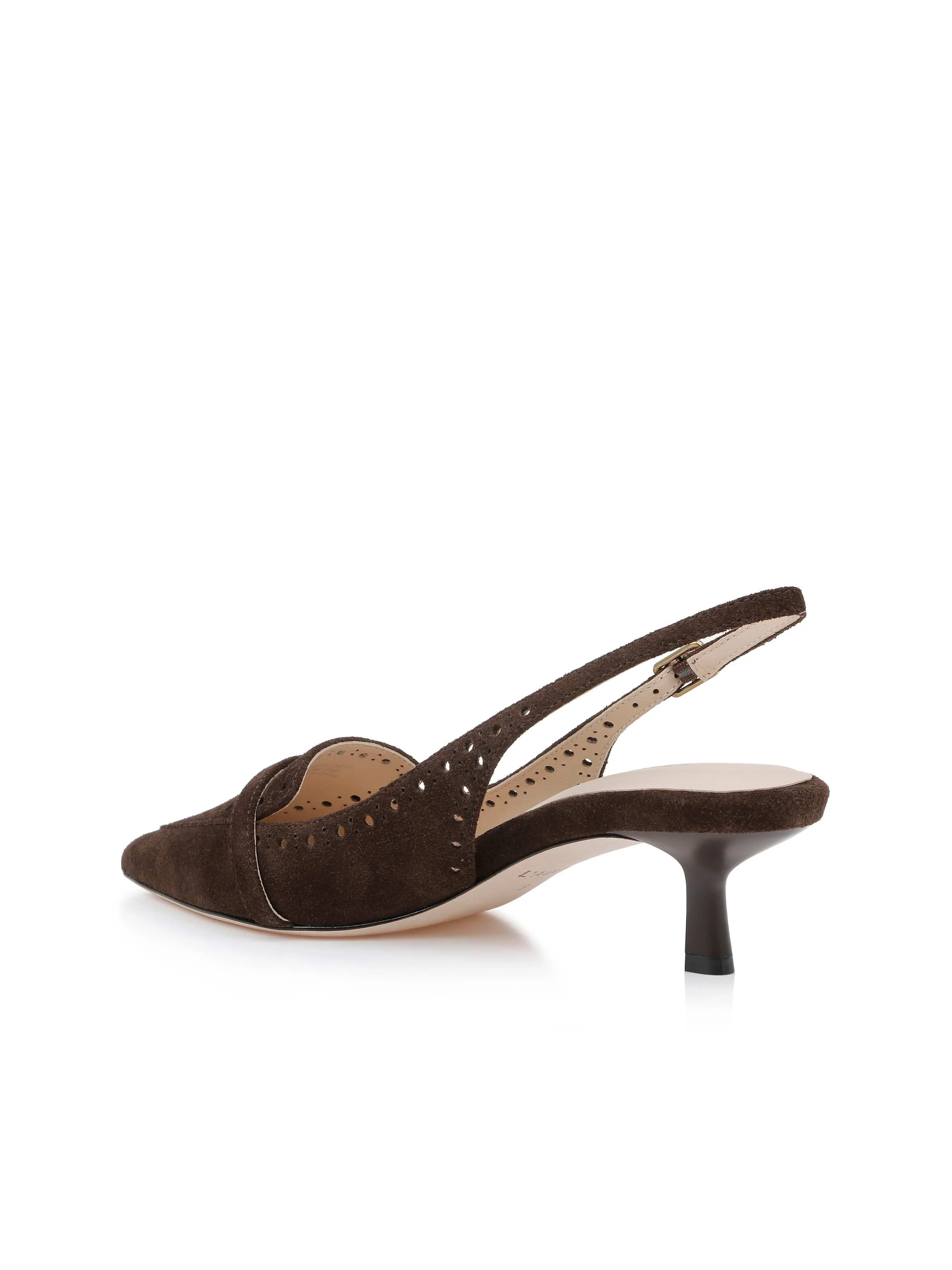 Lourdes Suede Slingback Pump - Image 3