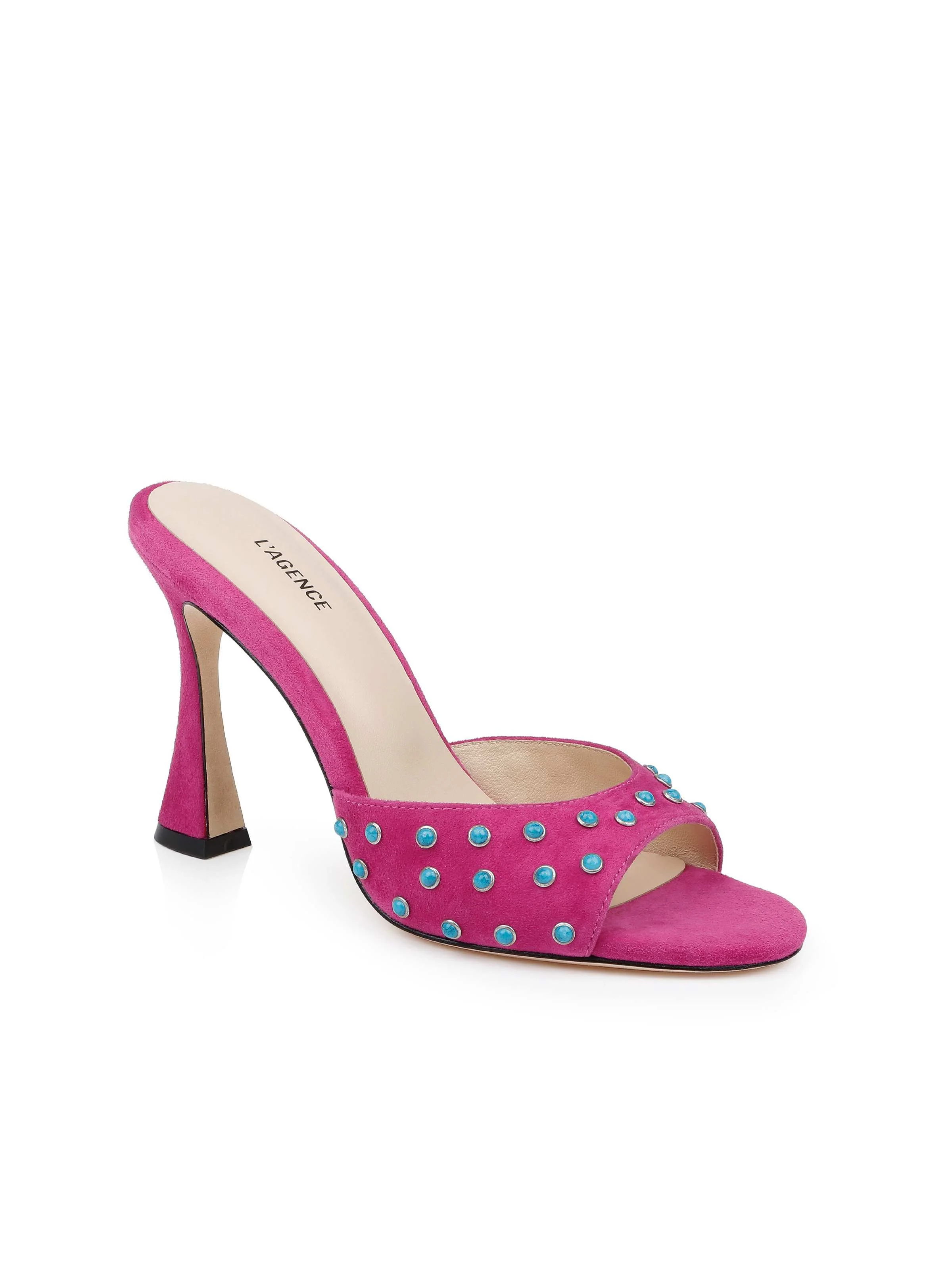 Lucienne Embellished Suede Mule - Image 2