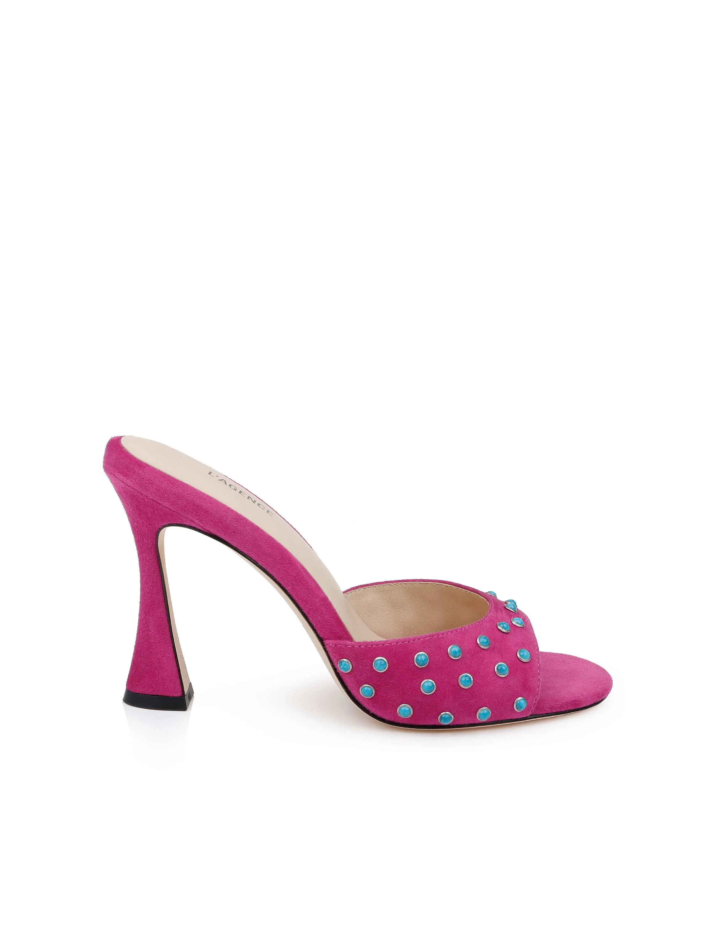 Lucienne Embellished Suede Mule - Image 4