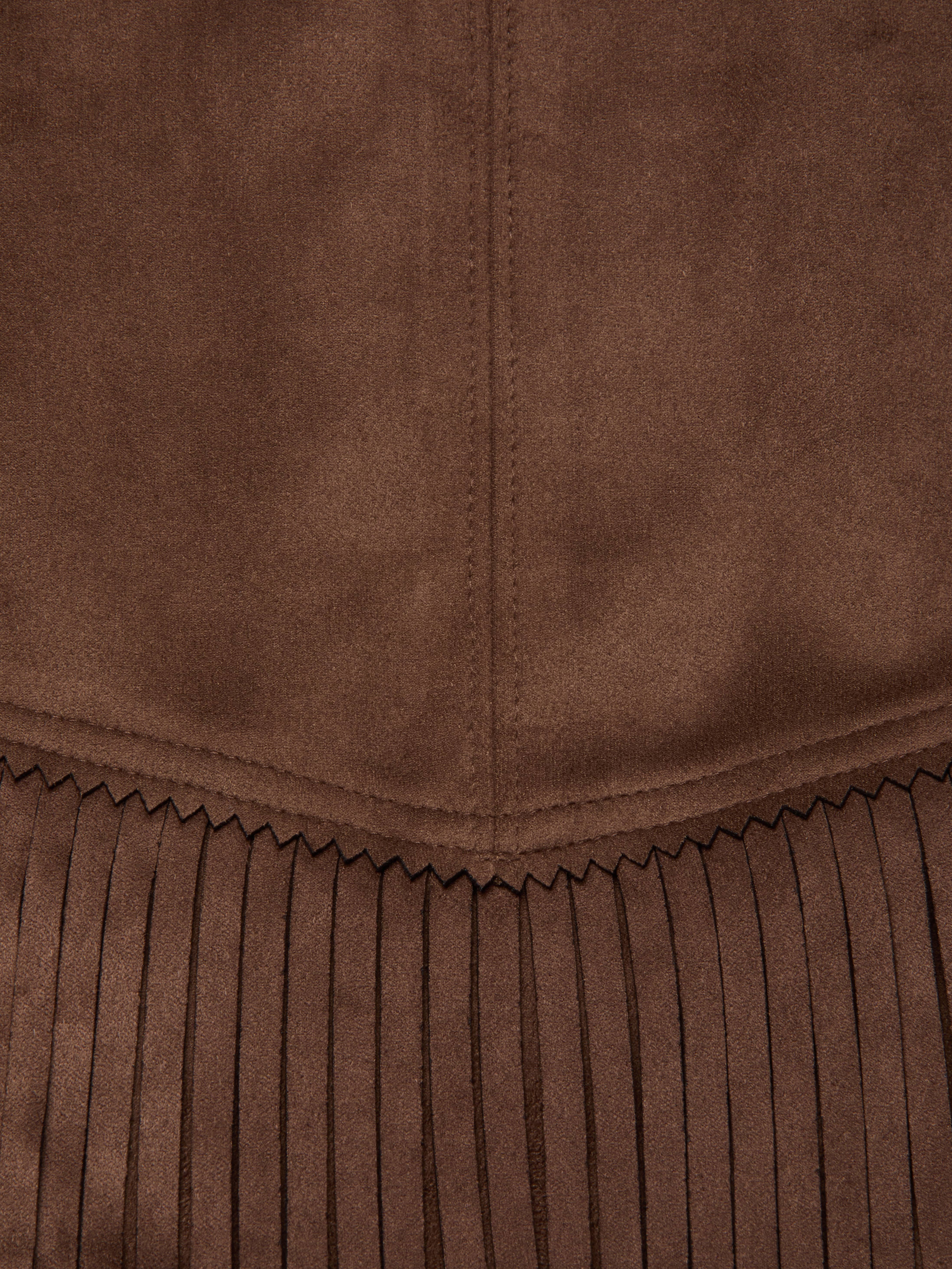 Lyle Vegan Suede Mini Skirt - Image 5