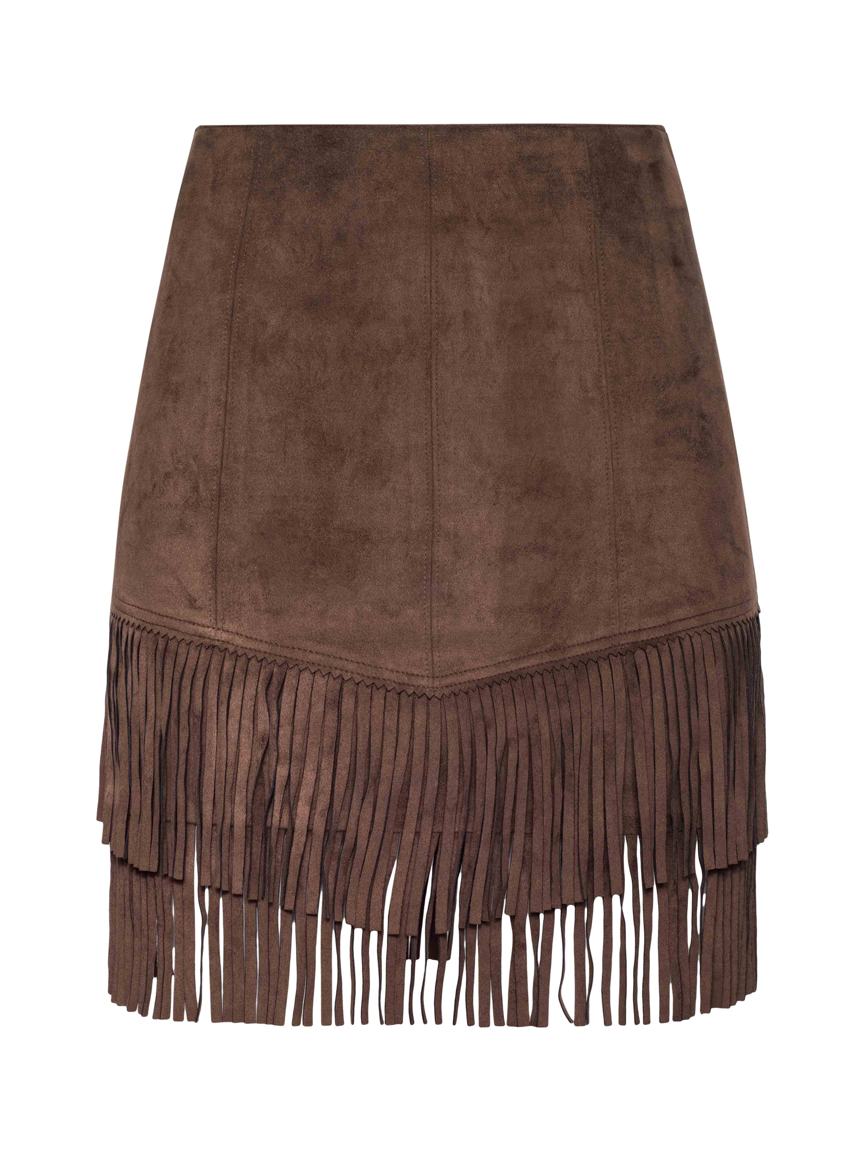 Lyle Vegan Suede Mini Skirt - Image 6