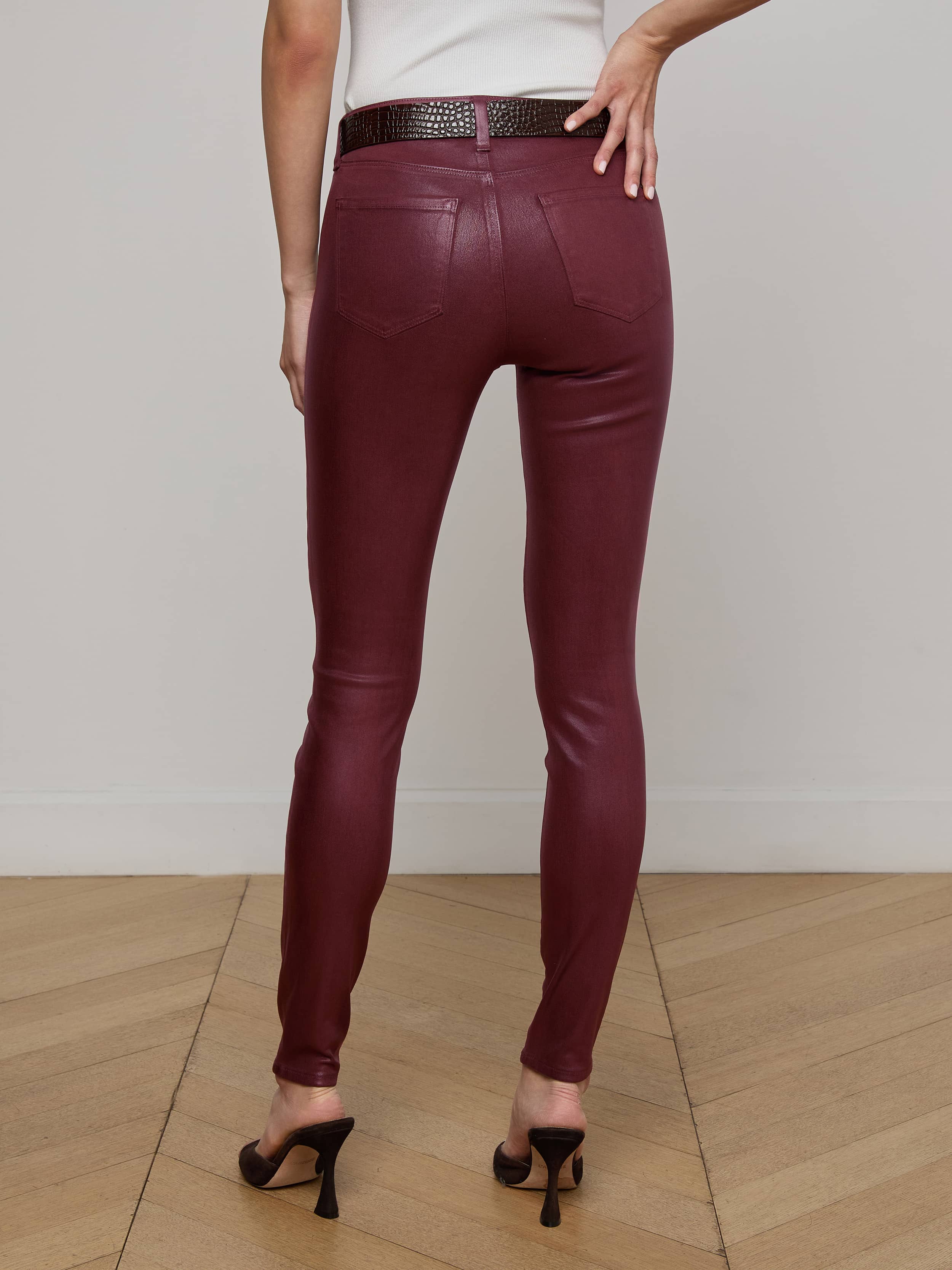 Marguerite Coated Skinny Jean - Image 4
