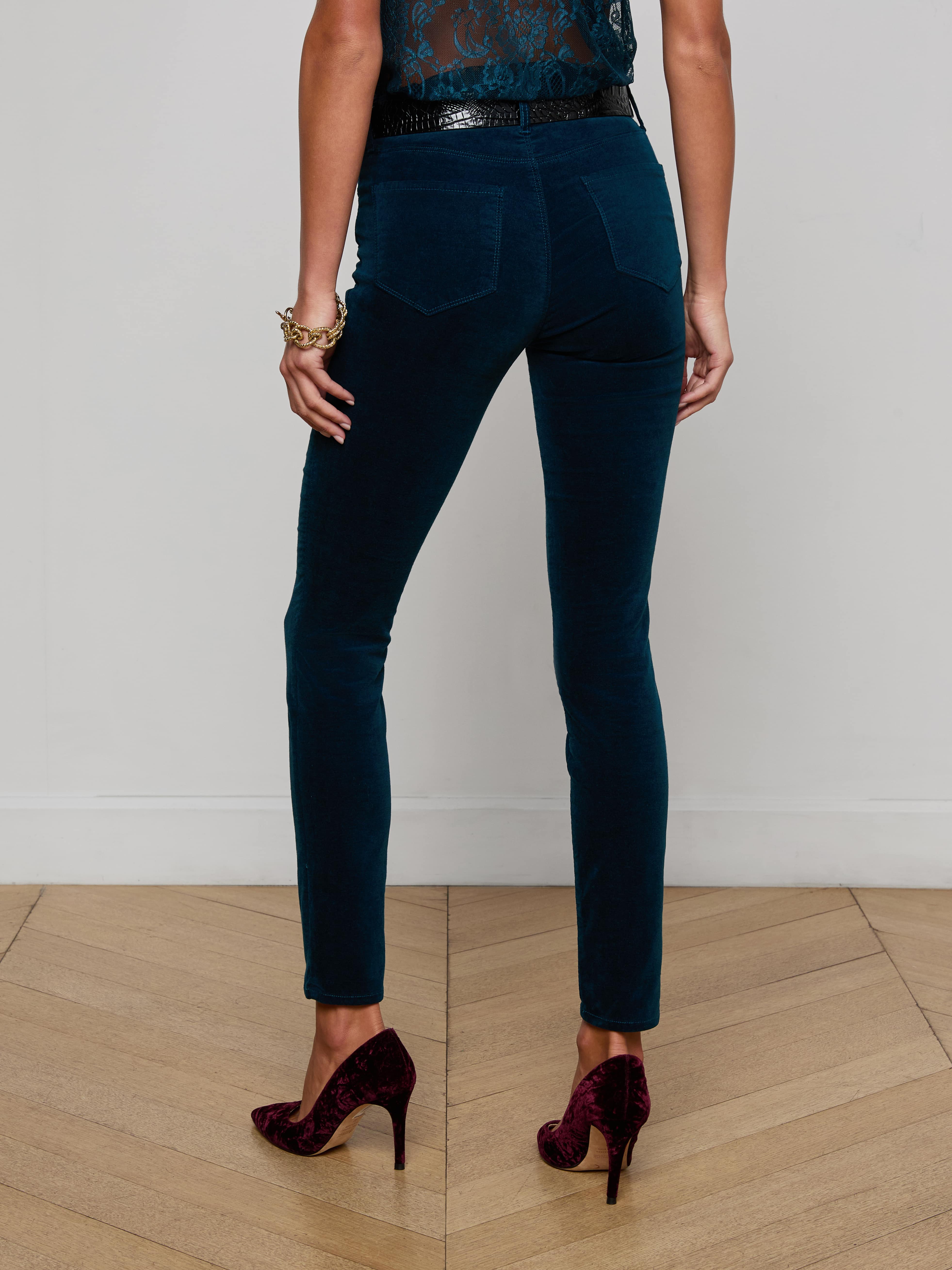 Marguerite Velvet Skinny Jean - Image 4