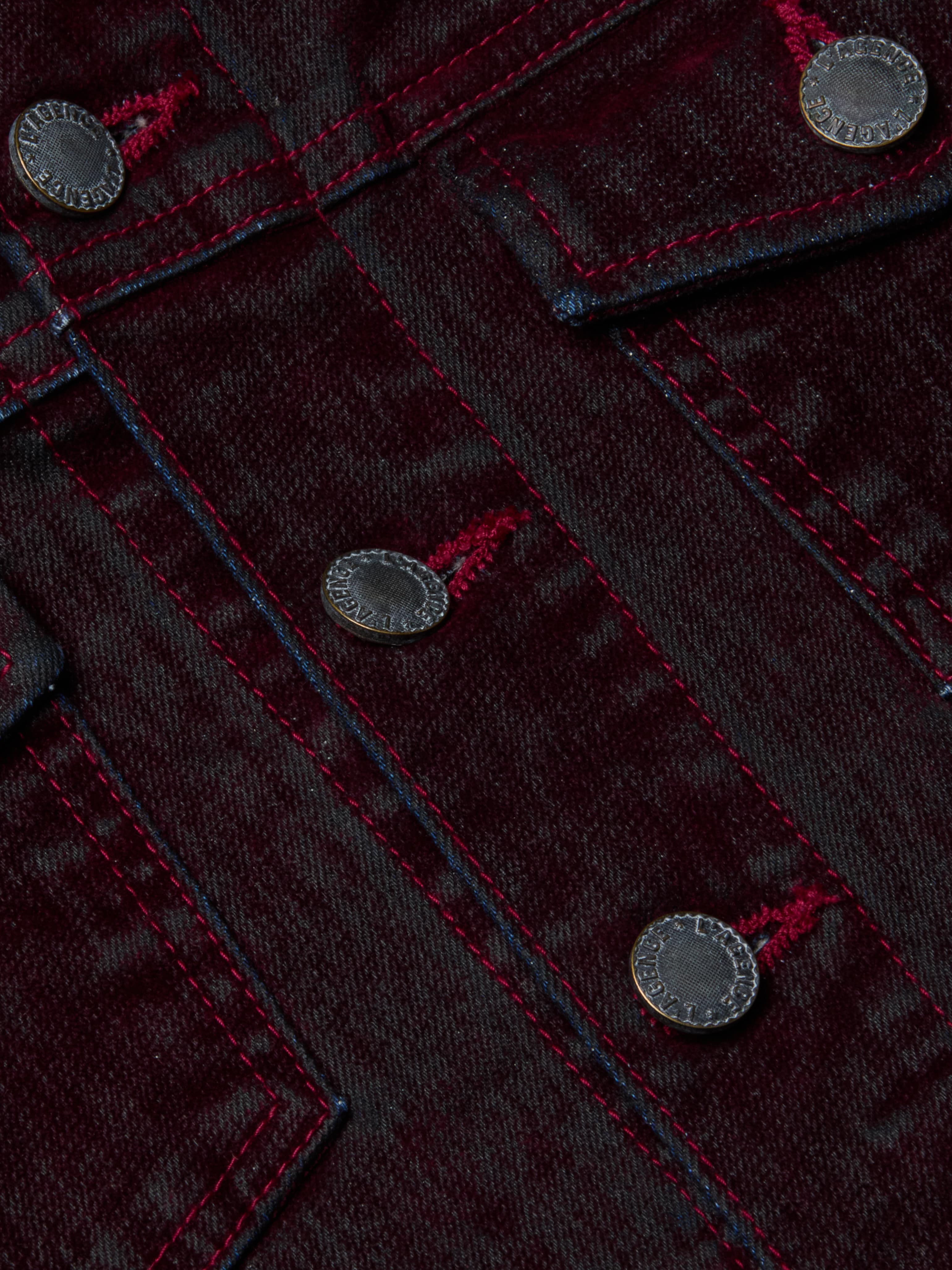Maven Flocked Jean Jacket - Image 5