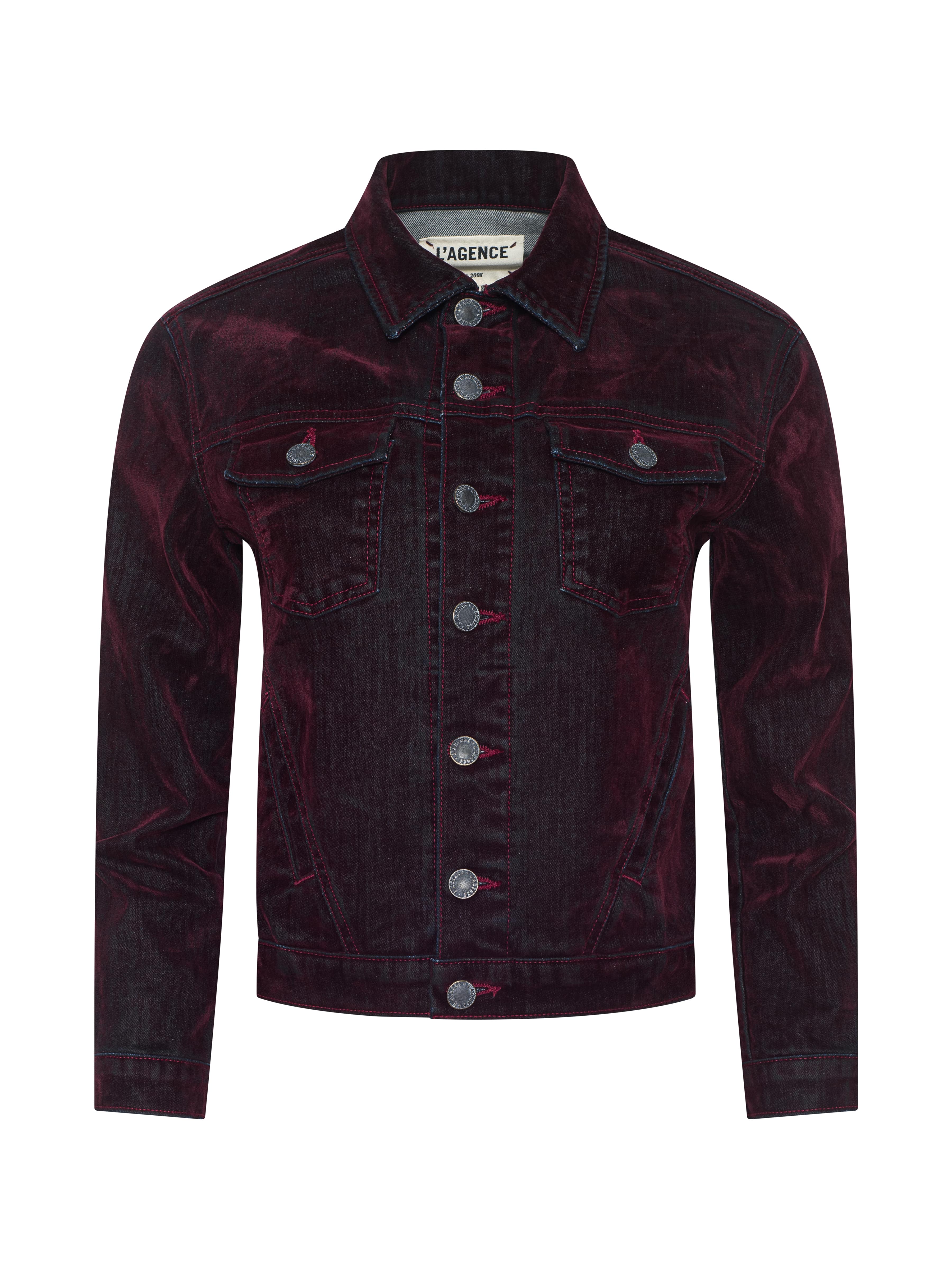 Maven Flocked Jean Jacket - Image 6