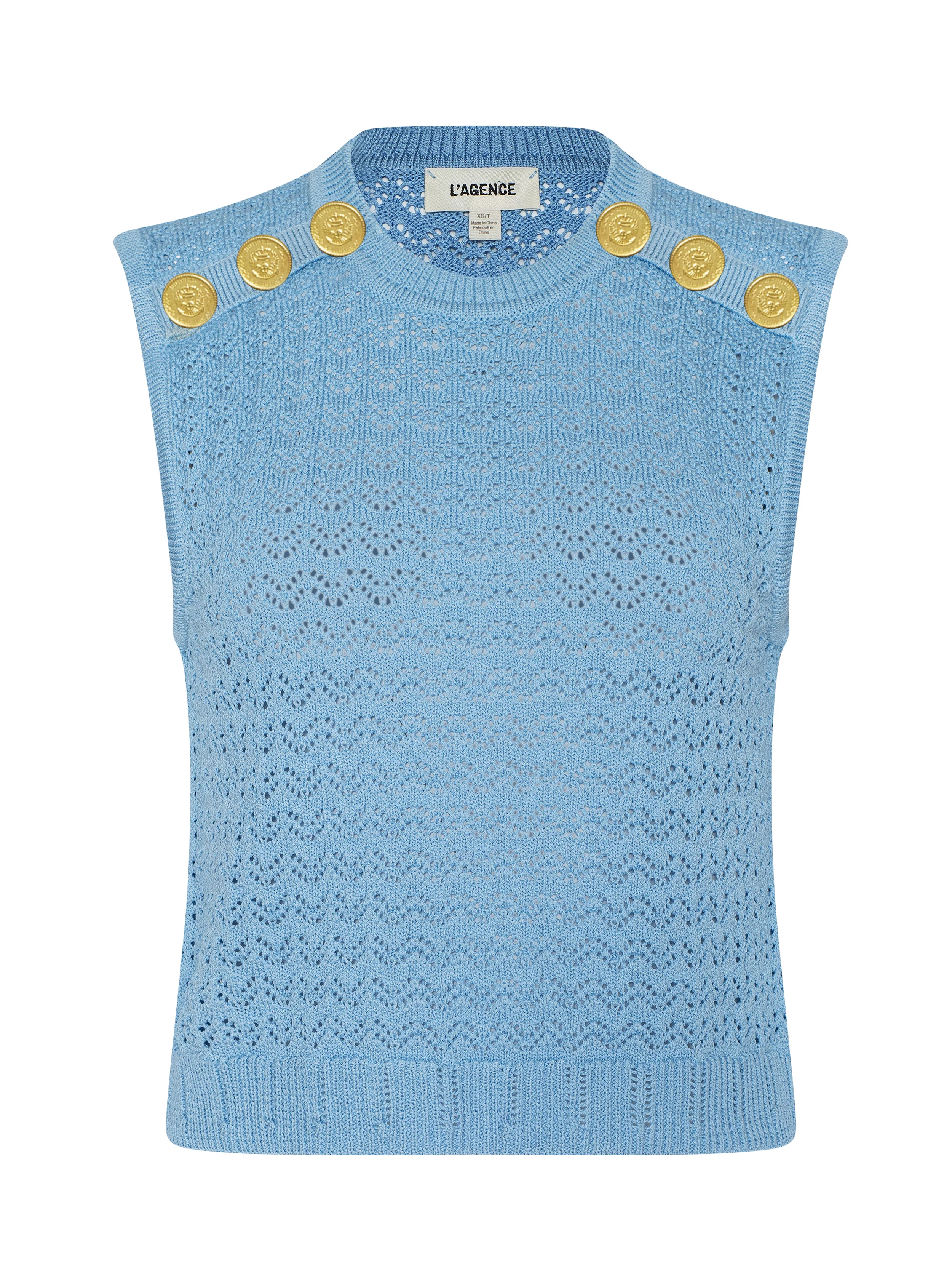 Max Pointelle Knit Top - Image 5