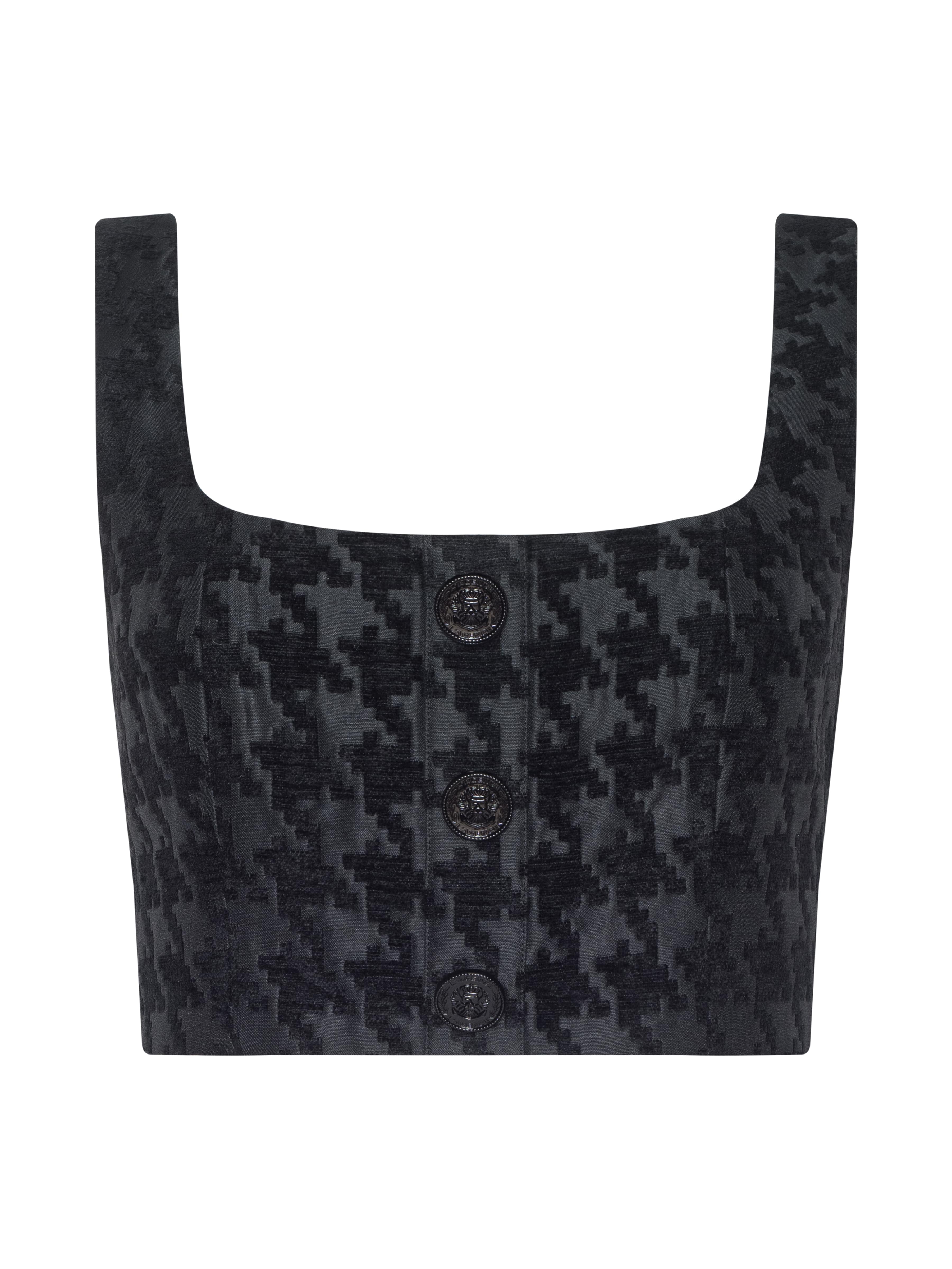 Maylin Houndstooth Top - Image 6
