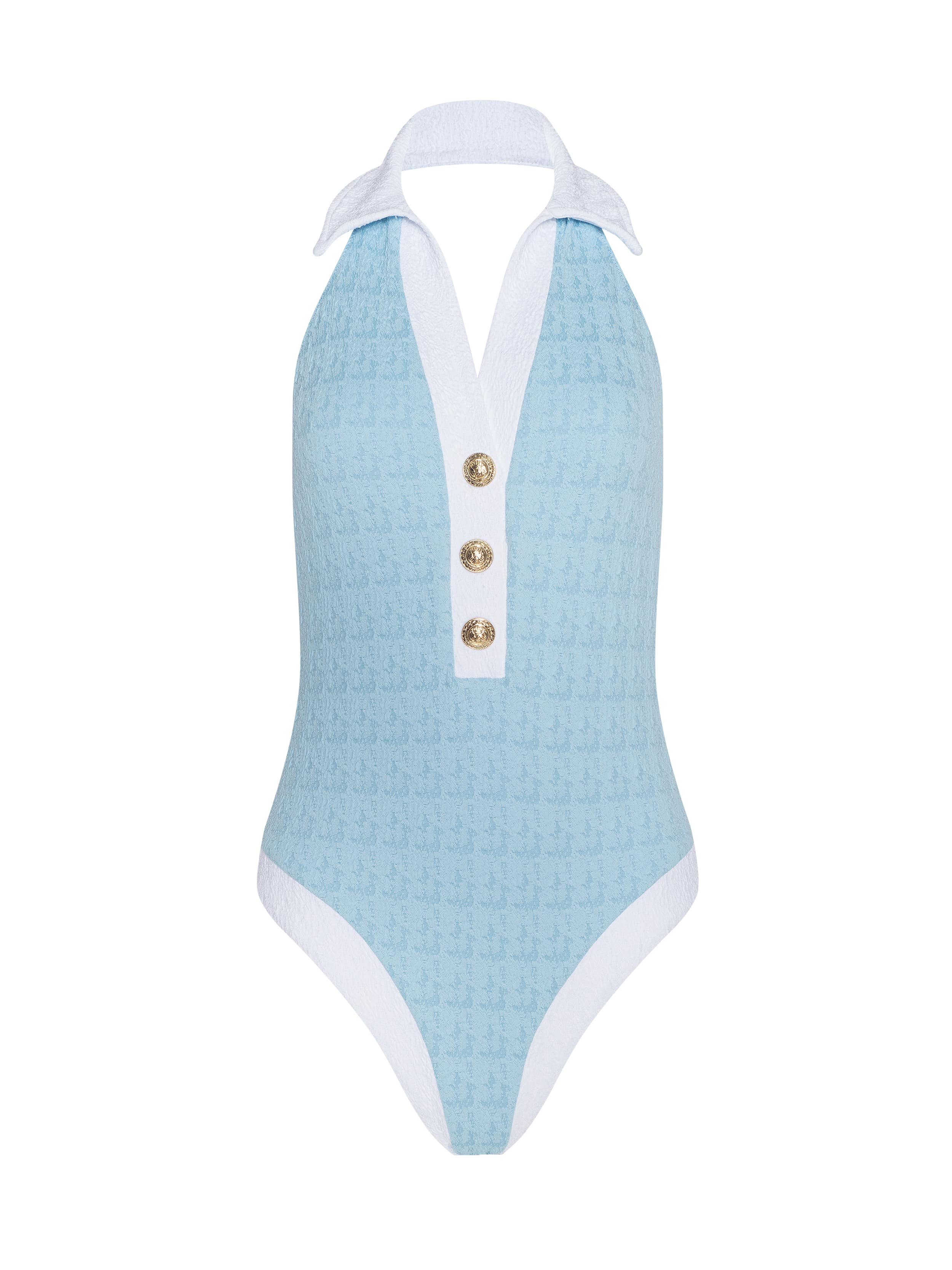 Natalya Collared One-Piece Swimsuit - Image 7