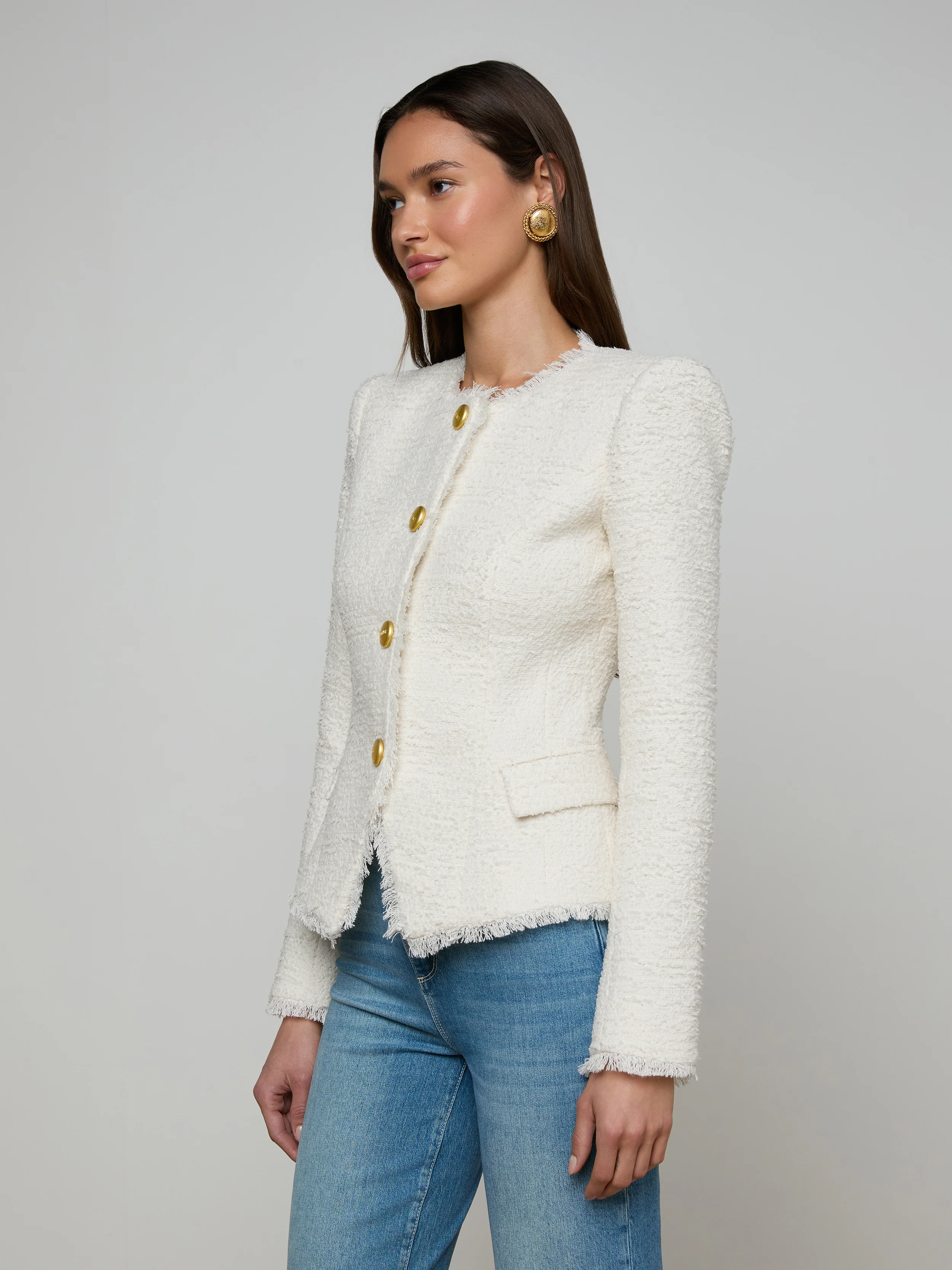 Nerina Tweed Blazer - Image 3